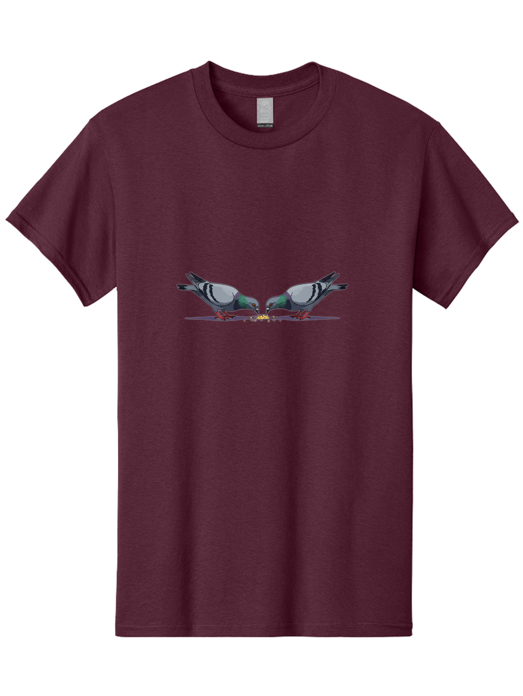 Pigeons-Eating Men'S Graphic Tee, 100% Cotton, Comfortable Casual Summer Wear, Machine Washable, Vintage Camera, Old Camera, Antique Camera, Black Camera, Classic Photography, Photography Equipment, Nostalgic Device, Film Camera, Camera Art Baj649
