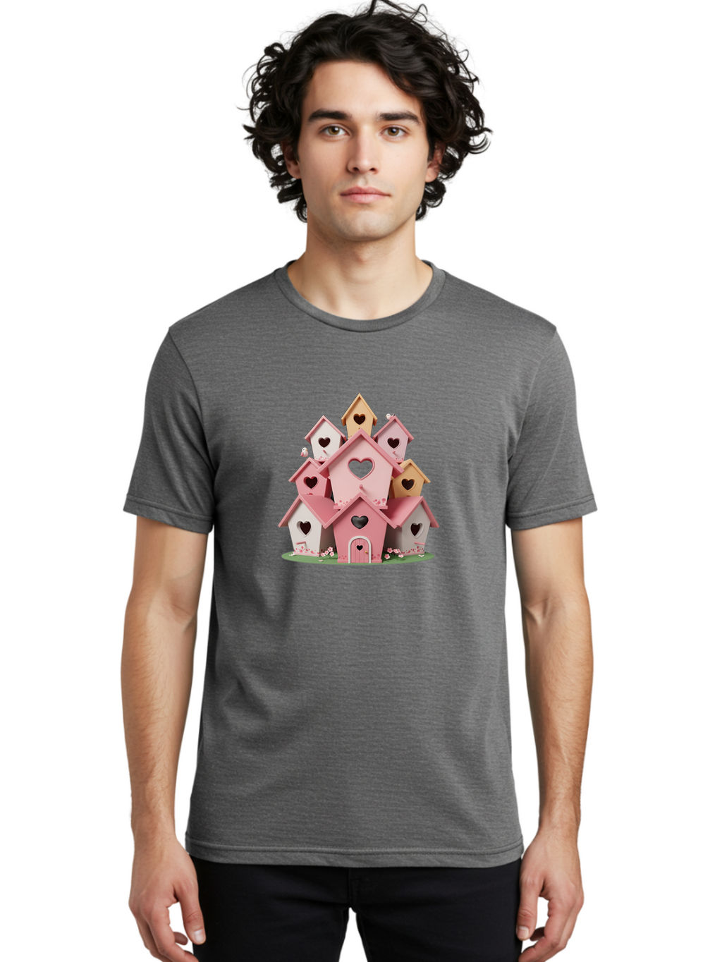 Pink-Birdhouses Men'S Graphic Tee, 100% Cotton, Comfortable Casual Summer Wear, Machine Washable, Vintage Camera, Old Camera, Antique Camera, Black Camera, Classic Photography, Photography Equipment, Nostalgic Device, Film Camera, Camera Art Baj657