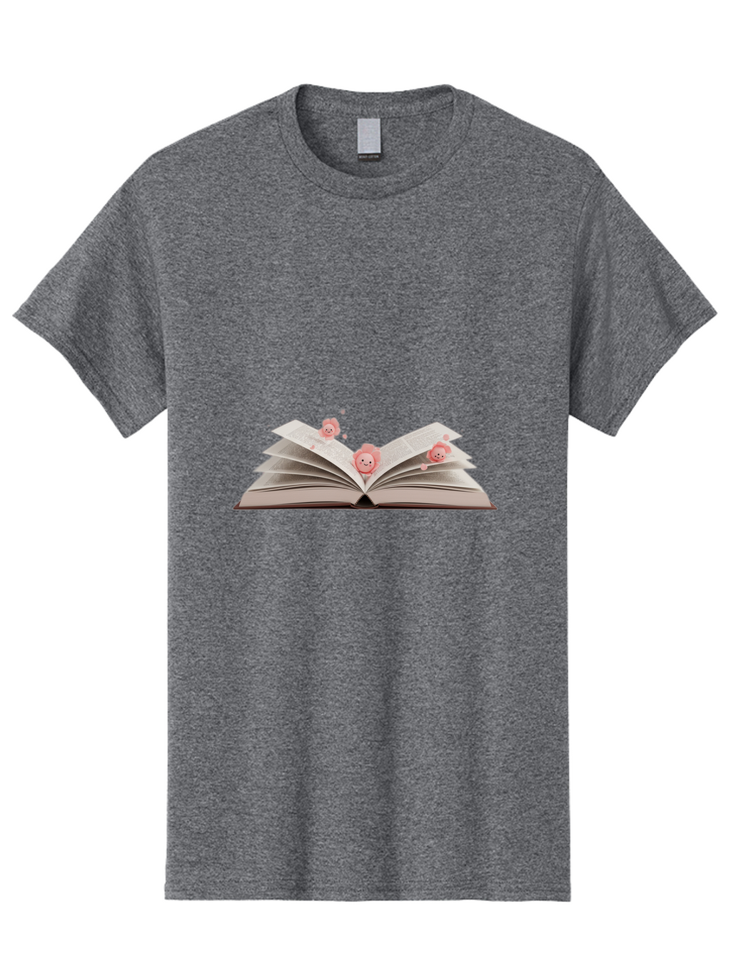 Pink-Characters-Flying-Out-Of-Book Men'S Graphic Tee, 100% Cotton, Comfortable Casual Summer Wear, Machine Washable, Vintage Camera, Old Camera, Antique Camera, Black Camera, Classic Photography, Photography Equipment, Nostalgic Device, Baj660