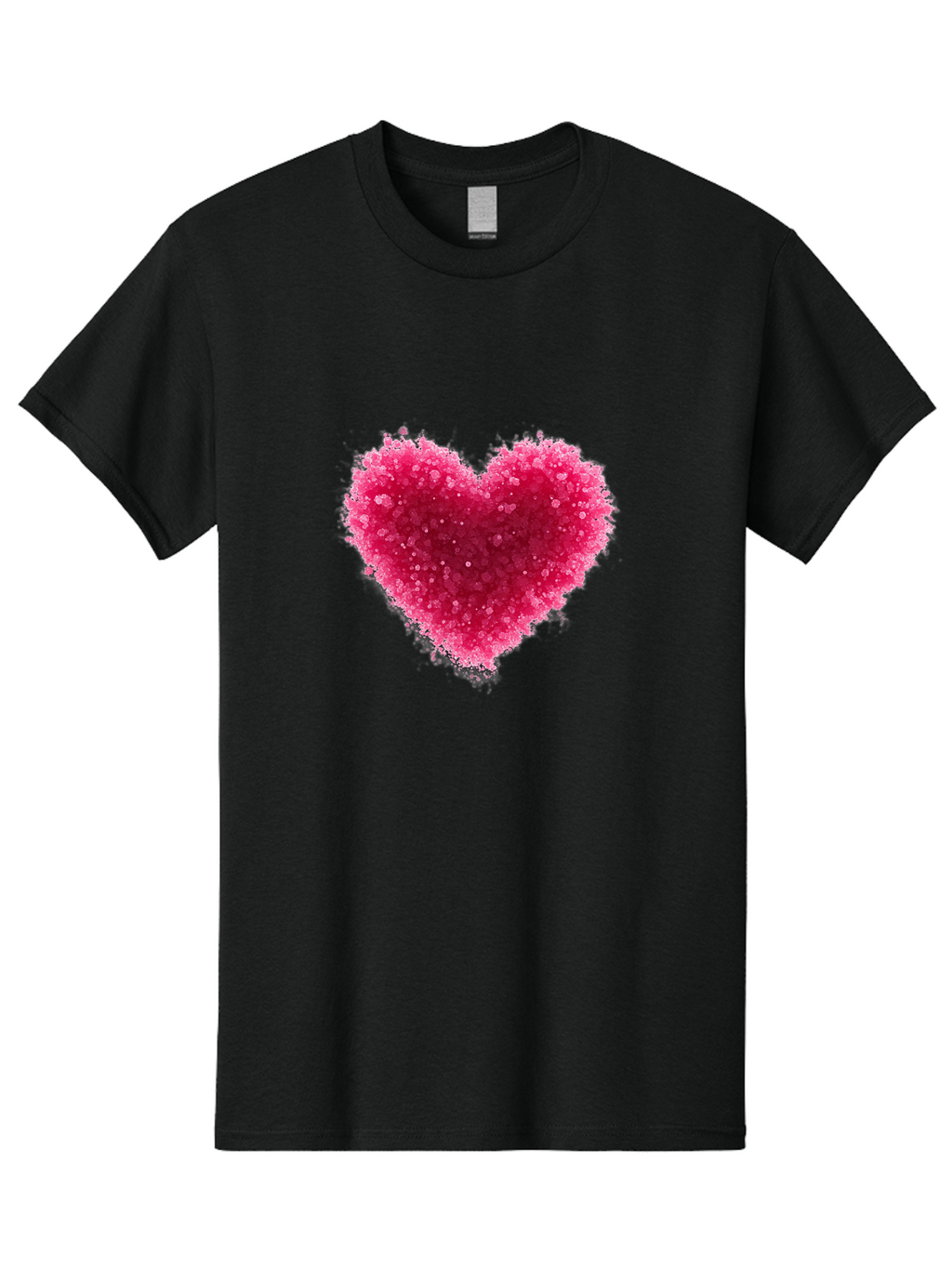 Pink-Heart-1 Men'S Graphic Tee, 100% Cotton, Comfortable Casual Summer Wear, Machine Washable, Vintage Camera, Old Camera, Antique Camera, Black Camera, Classic Photography, Photography Equipment, Nostalgic Device, Film Camera, Camera Art Baj672