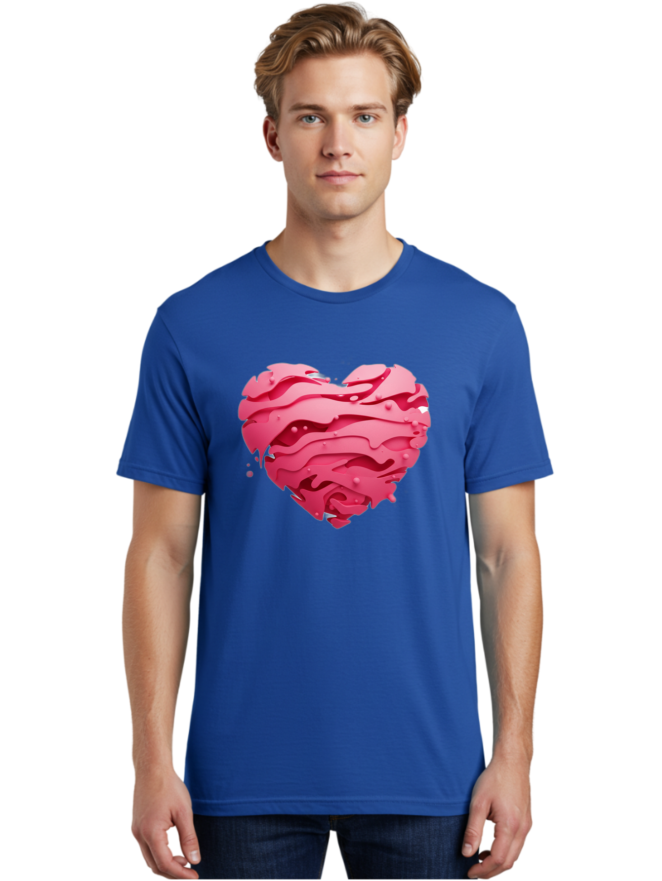 Pink-Heart-5 Men'S Graphic Tee, 100% Cotton, Comfortable Casual Summer Wear, Machine Washable, Vintage Camera, Old Camera, Antique Camera, Black Camera, Classic Photography, Photography Equipment, Nostalgic Device, Film Camera, Camera Art Baj676
