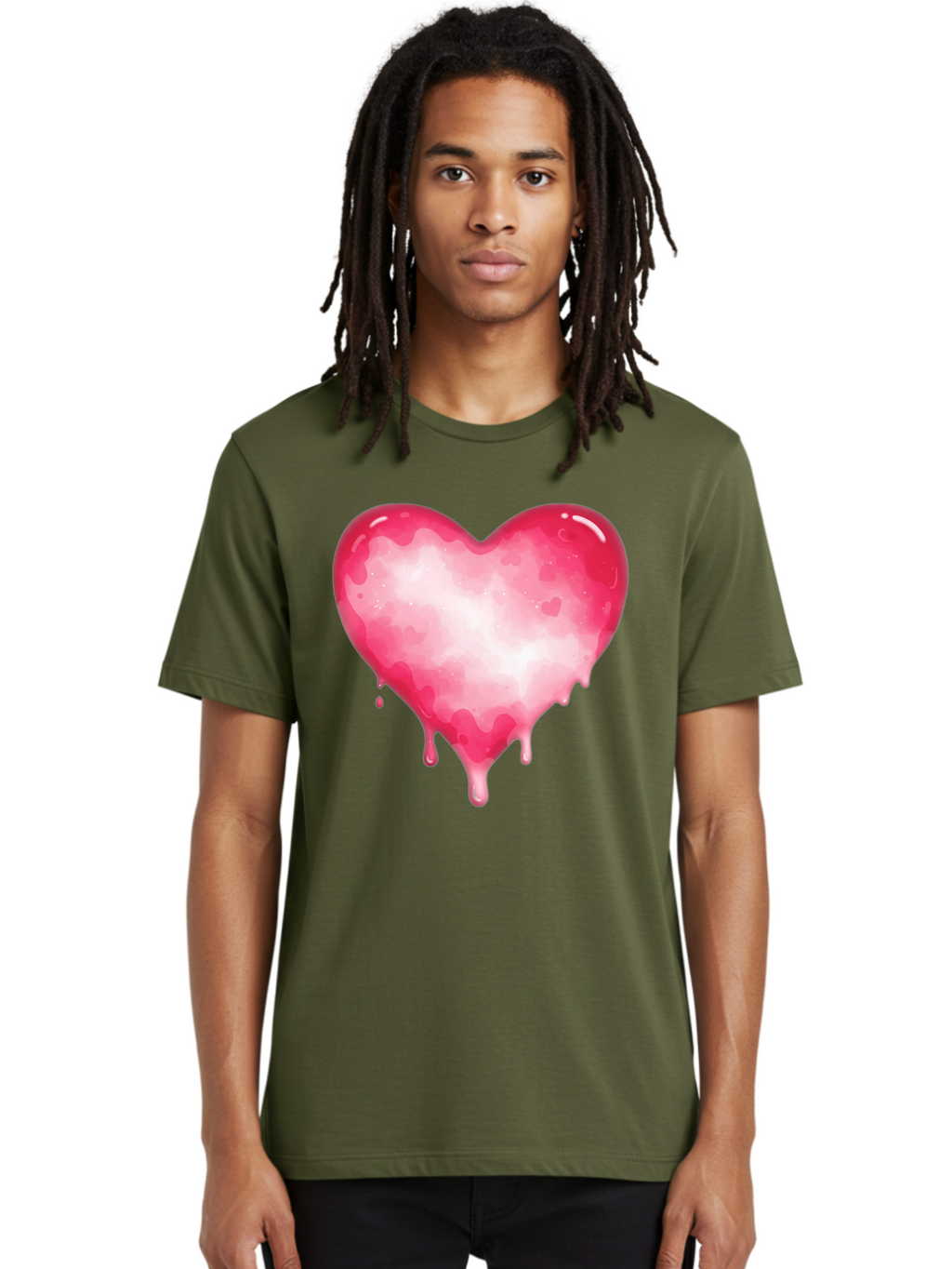 Pink-Heart-6 Men'S Graphic Tee, 100% Cotton, Comfortable Casual Summer Wear, Machine Washable, Vintage Camera, Old Camera, Antique Camera, Black Camera, Classic Photography, Photography Equipment, Nostalgic Device, Film Camera, Camera Art Baj677