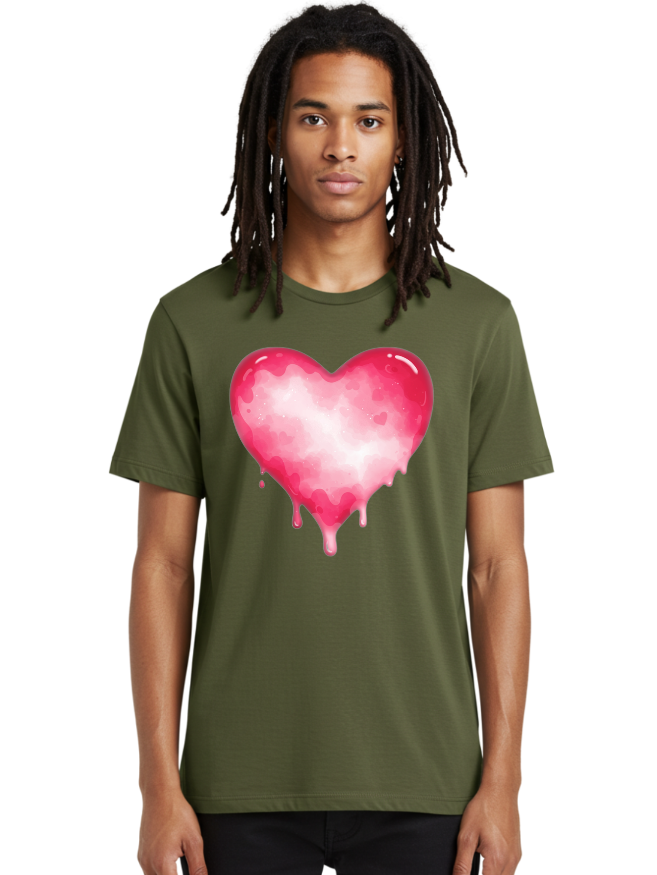Pink-Heart-6 Men'S Graphic Tee, 100% Cotton, Comfortable Casual Summer Wear, Machine Washable, Vintage Camera, Old Camera, Antique Camera, Black Camera, Classic Photography, Photography Equipment, Nostalgic Device, Film Camera, Camera Art Baj677