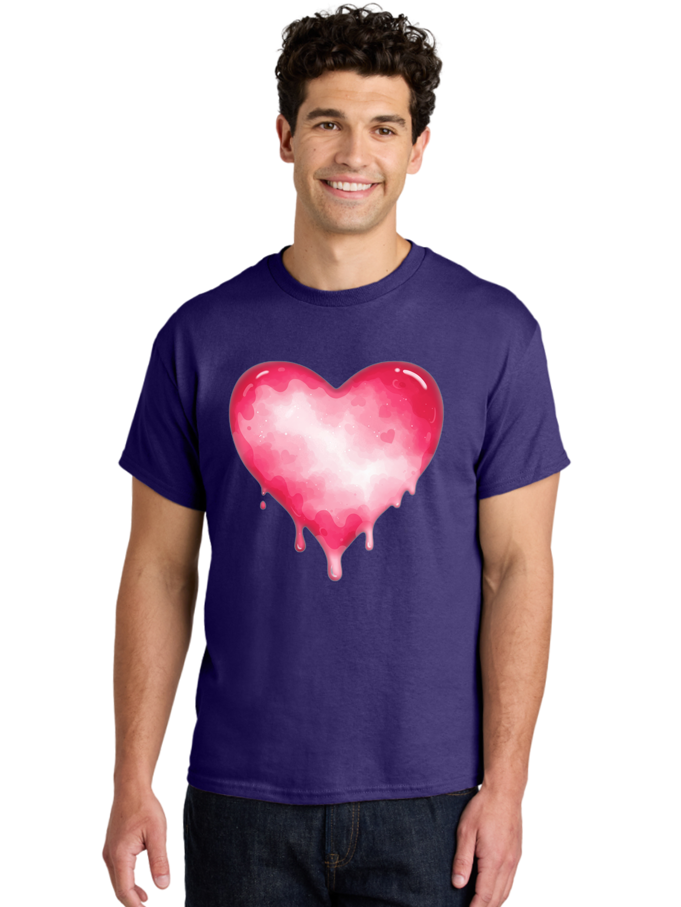 Pink-Heart-6 Men'S Graphic Tee, 100% Cotton, Comfortable Casual Summer Wear, Machine Washable, Vintage Camera, Old Camera, Antique Camera, Black Camera, Classic Photography, Photography Equipment, Nostalgic Device, Film Camera, Camera Art Baj677