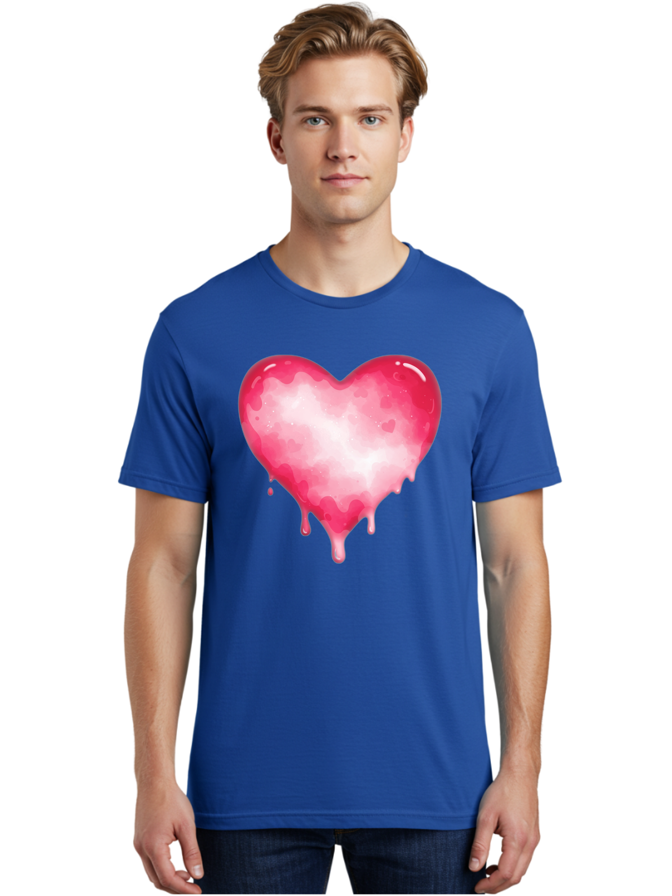 Pink-Heart-6 Men'S Graphic Tee, 100% Cotton, Comfortable Casual Summer Wear, Machine Washable, Vintage Camera, Old Camera, Antique Camera, Black Camera, Classic Photography, Photography Equipment, Nostalgic Device, Film Camera, Camera Art Baj677