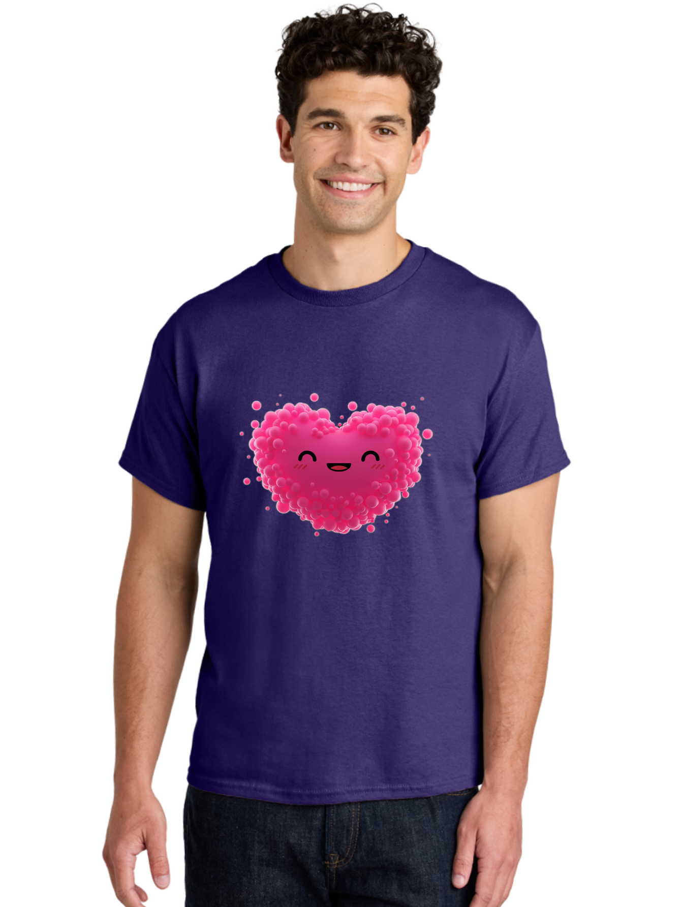 Pink-Heart-8 Men'S Graphic Tee, 100% Cotton, Comfortable Casual Summer Wear, Machine Washable, Vintage Camera, Old Camera, Antique Camera, Black Camera, Classic Photography, Photography Equipment, Nostalgic Device, Film Camera, Camera Art Baj679