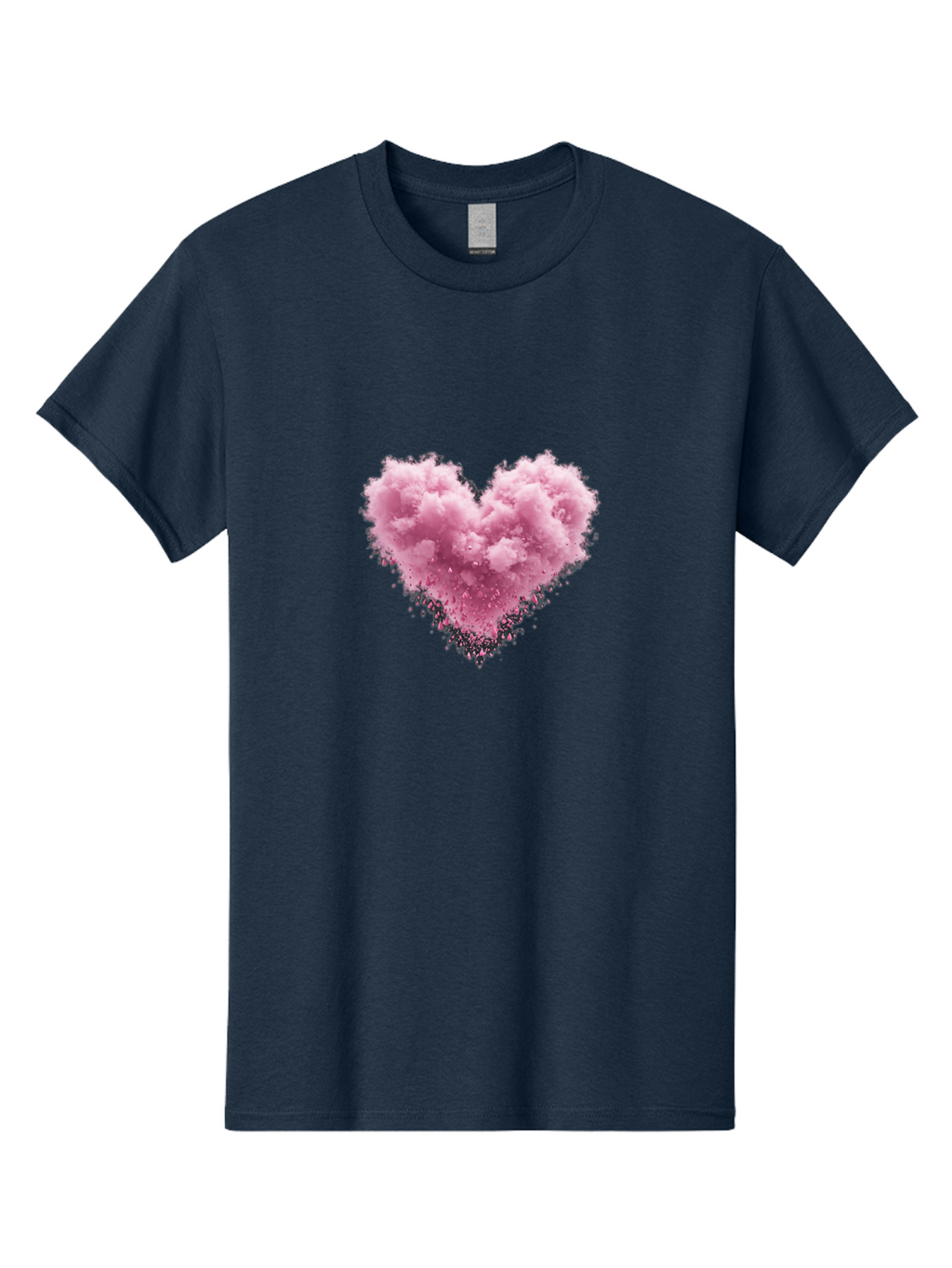 Pink-Heart-Cloud Men'S Graphic Tee, 100% Cotton, Comfortable Casual Summer Wear, Machine Washable, Vintage Camera, Old Camera, Antique Camera, Black Camera, Classic Photography, Photography Equipment, Nostalgic Device, Film Camera, Camera Art Baj680