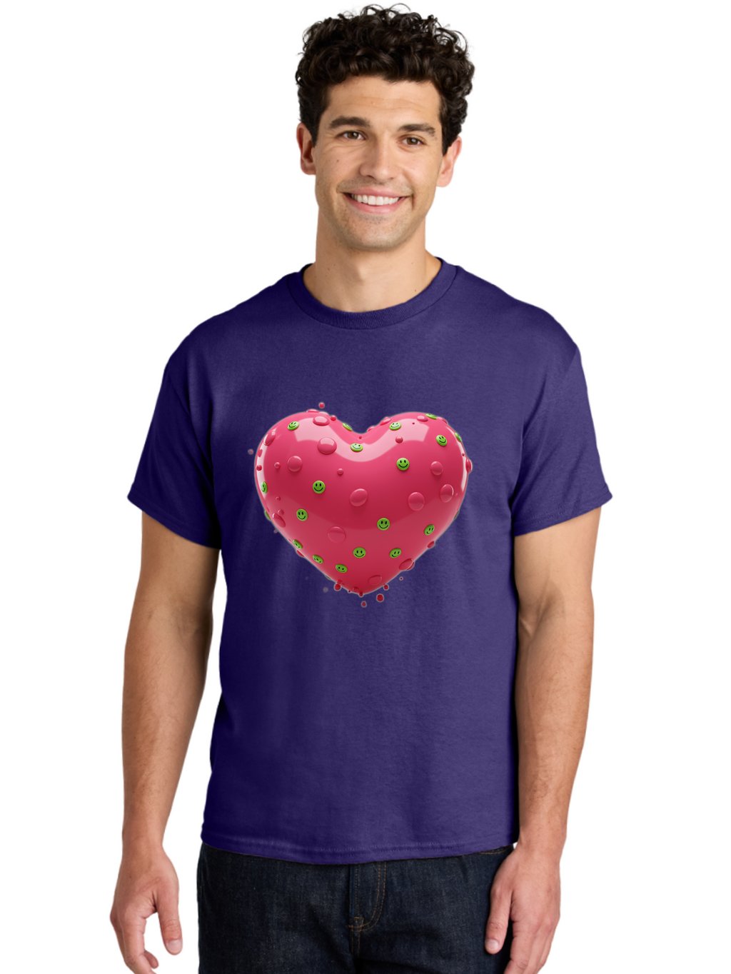Pink-Heart-Pimples Men'S Graphic Tee, 100% Cotton, Comfortable Casual Summer Wear, Machine Washable, Vintage Camera, Old Camera, Antique Camera, Black Camera, Classic Photography, Photography Equipment, Nostalgic Device, Film Camera, Baj682