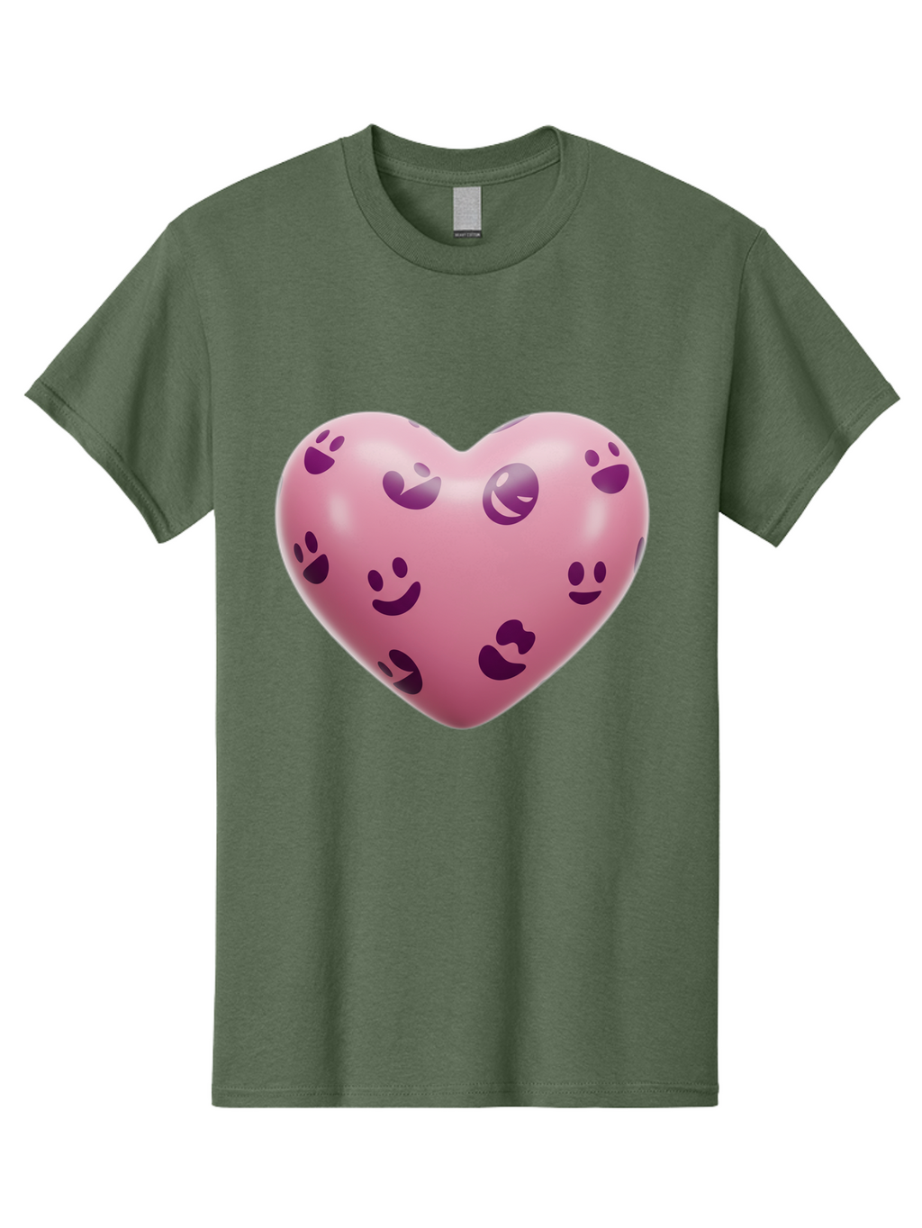 Pink-Heart-With-Purple-Emoji-Faces Men'S Graphic Tee, 100% Cotton, Comfortable Casual Summer Wear, Machine Washable, Vintage Camera, Old Camera, Antique Camera, Black Camera, Classic Photography, Photography Equipment, Nostalgic Device, Baj684