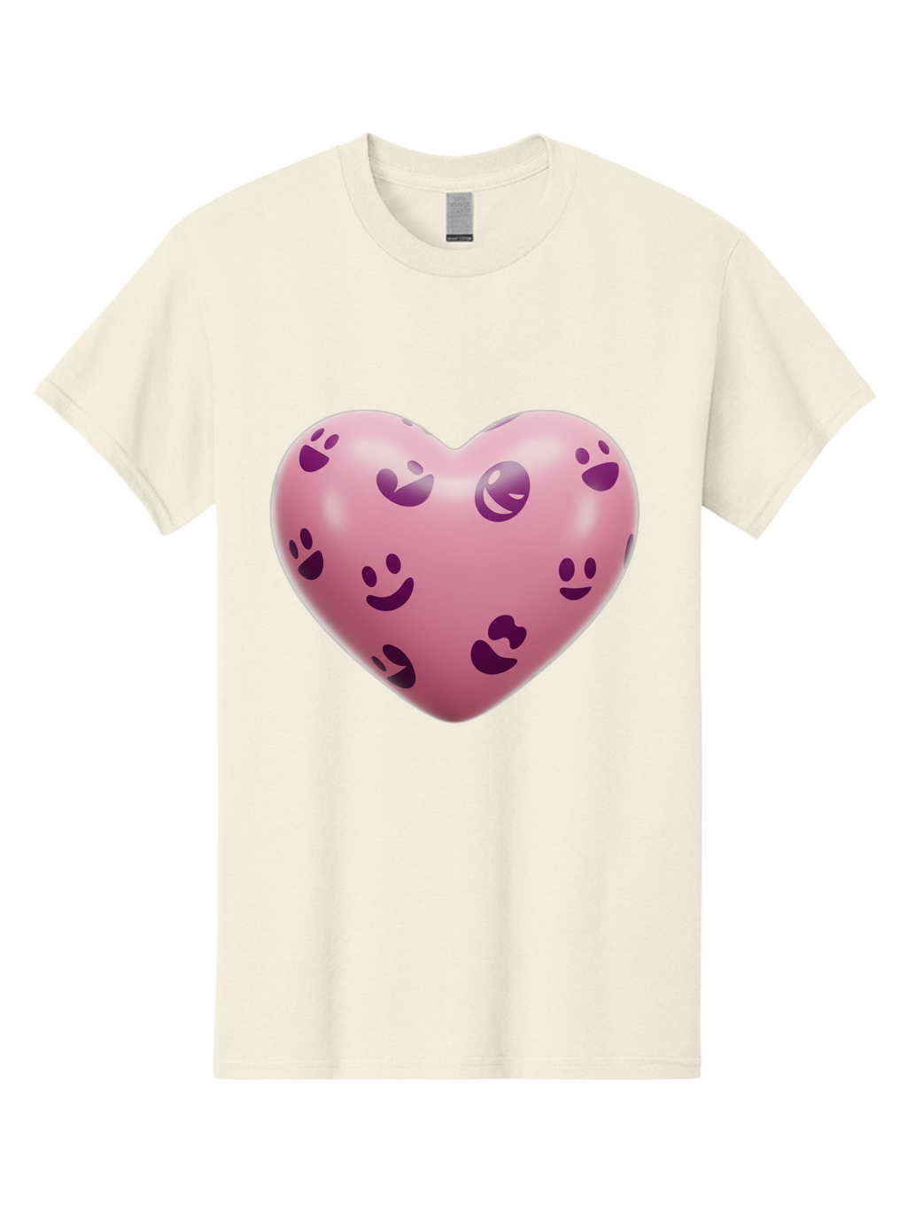 Pink-Heart-With-Purple-Emoji-Faces Men'S Graphic Tee, 100% Cotton, Comfortable Casual Summer Wear, Machine Washable, Vintage Camera, Old Camera, Antique Camera, Black Camera, Classic Photography, Photography Equipment, Nostalgic Device, Baj684