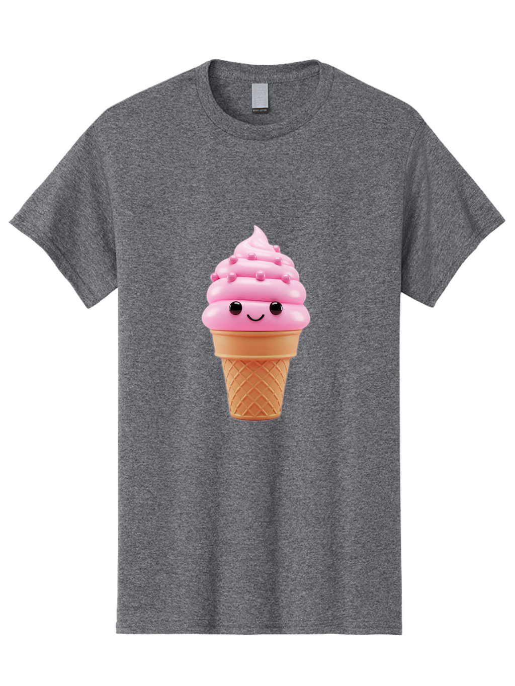 Pink-Ice-Cream-Cone Men'S Graphic Tee, 100% Cotton, Comfortable Casual Summer Wear, Machine Washable, Vintage Camera, Old Camera, Antique Camera, Black Camera, Classic Photography, Photography Equipment, Nostalgic Device, Film Camera, Baj688