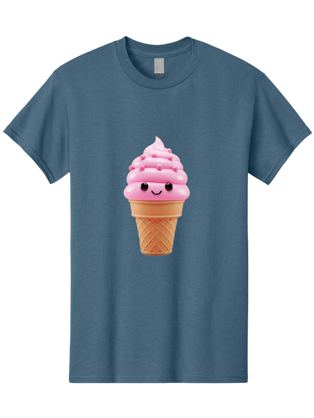 Pink-Ice-Cream-Cone Men'S Graphic Tee, 100% Cotton, Comfortable Casual Summer Wear, Machine Washable, Vintage Camera, Old Camera, Antique Camera, Black Camera, Classic Photography, Photography Equipment, Nostalgic Device, Film Camera, Baj688