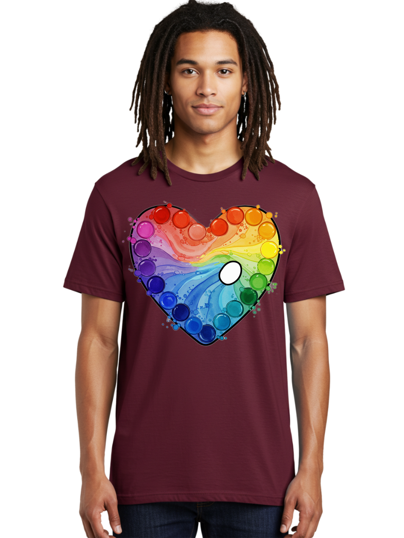 Pop-It-Heart-1 Men'S Graphic Tee, 100% Cotton, Comfortable Casual Summer Wear, Machine Washable, Vintage Camera, Old Camera, Antique Camera, Black Camera, Classic Photography, Photography Equipment, Nostalgic Device, Film Camera, Camera Art Baj698