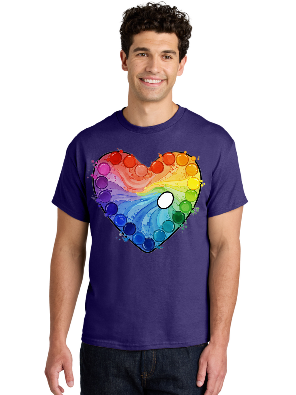 Pop-It-Heart-1 Men'S Graphic Tee, 100% Cotton, Comfortable Casual Summer Wear, Machine Washable, Vintage Camera, Old Camera, Antique Camera, Black Camera, Classic Photography, Photography Equipment, Nostalgic Device, Film Camera, Camera Art Baj698