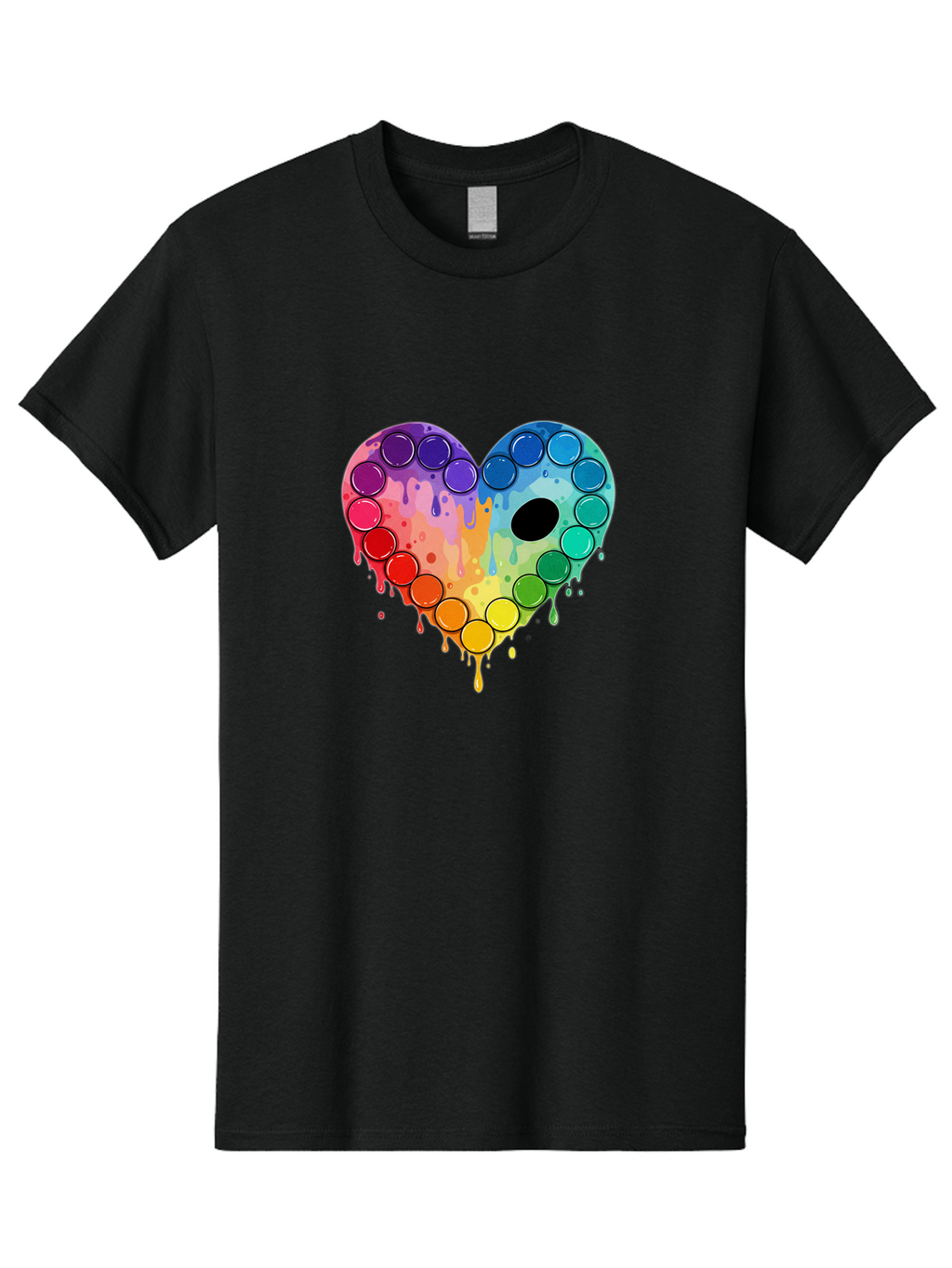 Popit-Heart Men'S Graphic Tee, 100% Cotton, Comfortable Casual Summer Wear, Machine Washable, Vintage Camera, Old Camera, Antique Camera, Black Camera, Classic Photography, Photography Equipment, Nostalgic Device, Film Camera, Camera Art Baj701