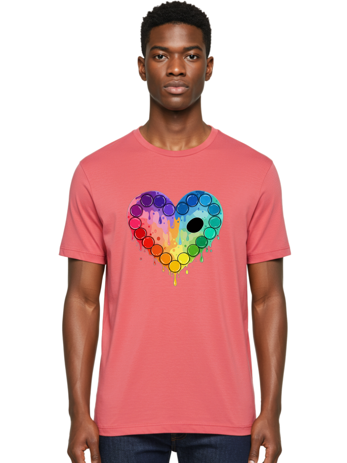 Popit-Heart Men'S Graphic Tee, 100% Cotton, Comfortable Casual Summer Wear, Machine Washable, Vintage Camera, Old Camera, Antique Camera, Black Camera, Classic Photography, Photography Equipment, Nostalgic Device, Film Camera, Camera Art Baj701