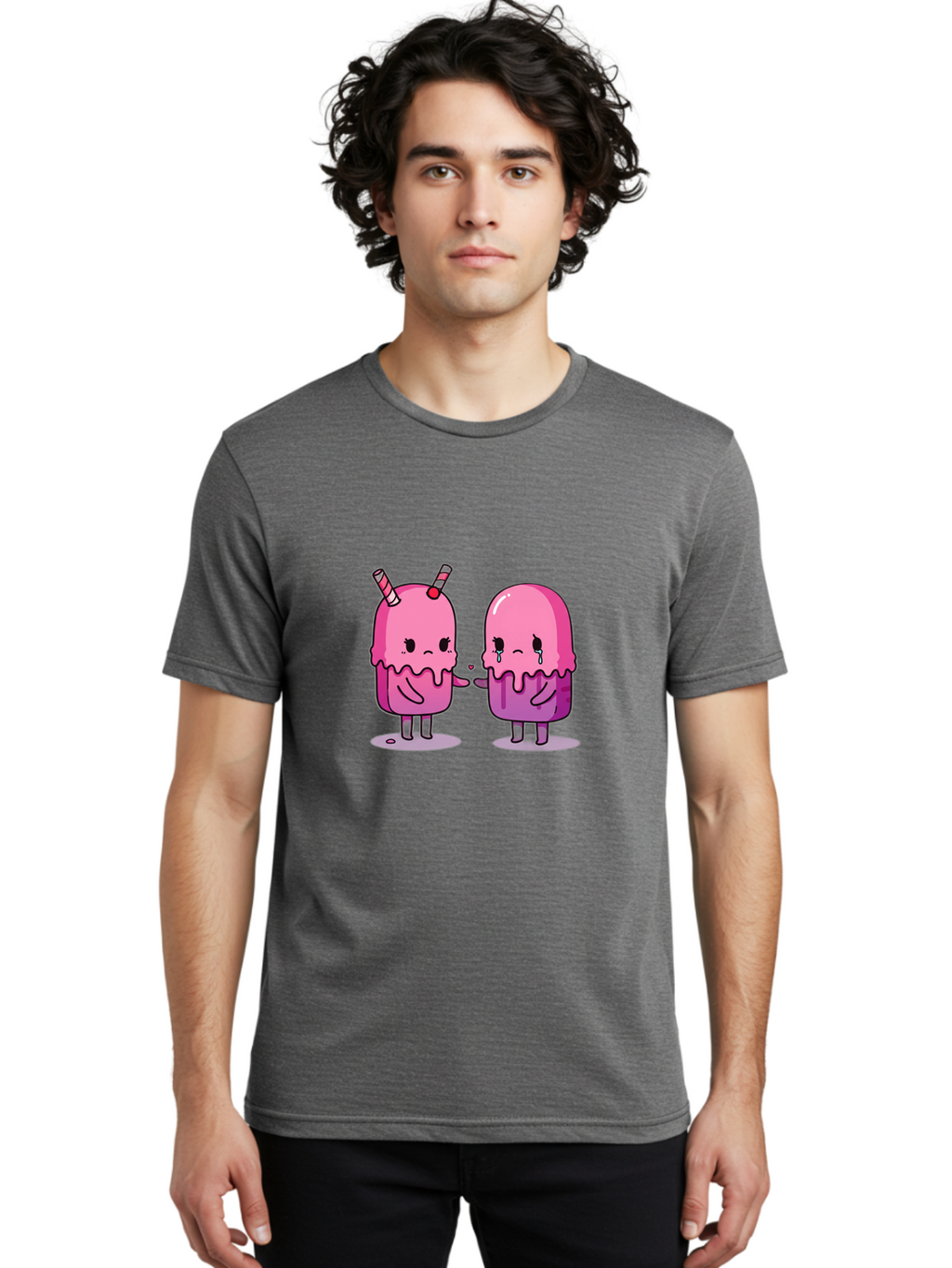 Popsicle-Friends Men'S Graphic Tee, 100% Cotton, Comfortable Casual Summer Wear, Machine Washable, Vintage Camera, Old Camera, Antique Camera, Black Camera, Classic Photography, Photography Equipment, Nostalgic Device, Film Camera, Camera Art Baj702