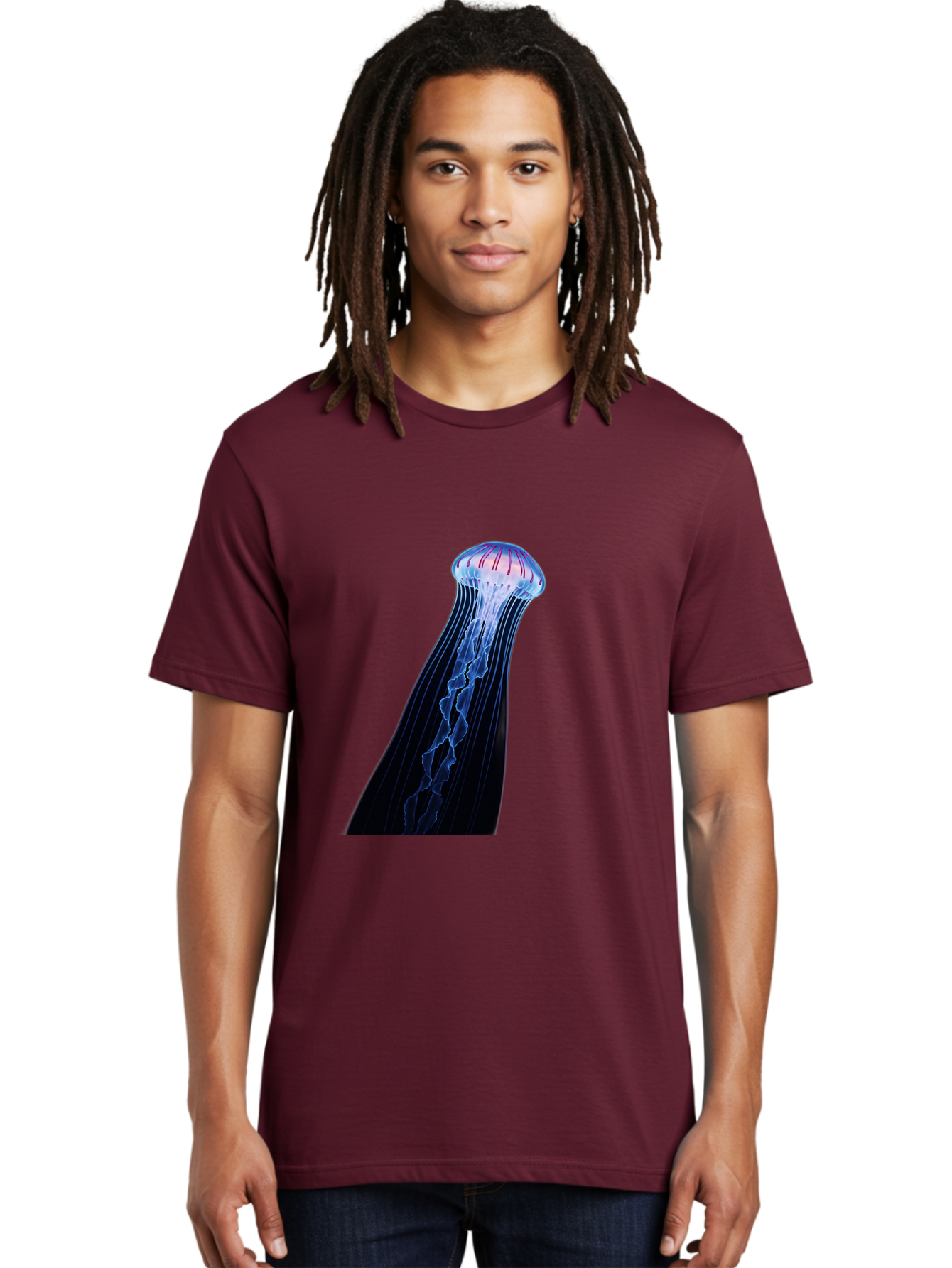 Portuguese-Man-O-War-1 Men'S Graphic Tee, 100% Cotton, Comfortable Casual Summer Wear, Machine Washable, Vintage Camera, Old Camera, Antique Camera, Black Camera, Classic Photography, Photography Equipment, Nostalgic Device, Film Camera, Baj704