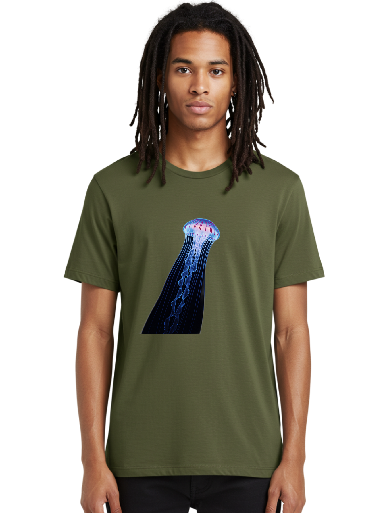 Portuguese-Man-O-War-1 Men'S Graphic Tee, 100% Cotton, Comfortable Casual Summer Wear, Machine Washable, Vintage Camera, Old Camera, Antique Camera, Black Camera, Classic Photography, Photography Equipment, Nostalgic Device, Film Camera, Baj704