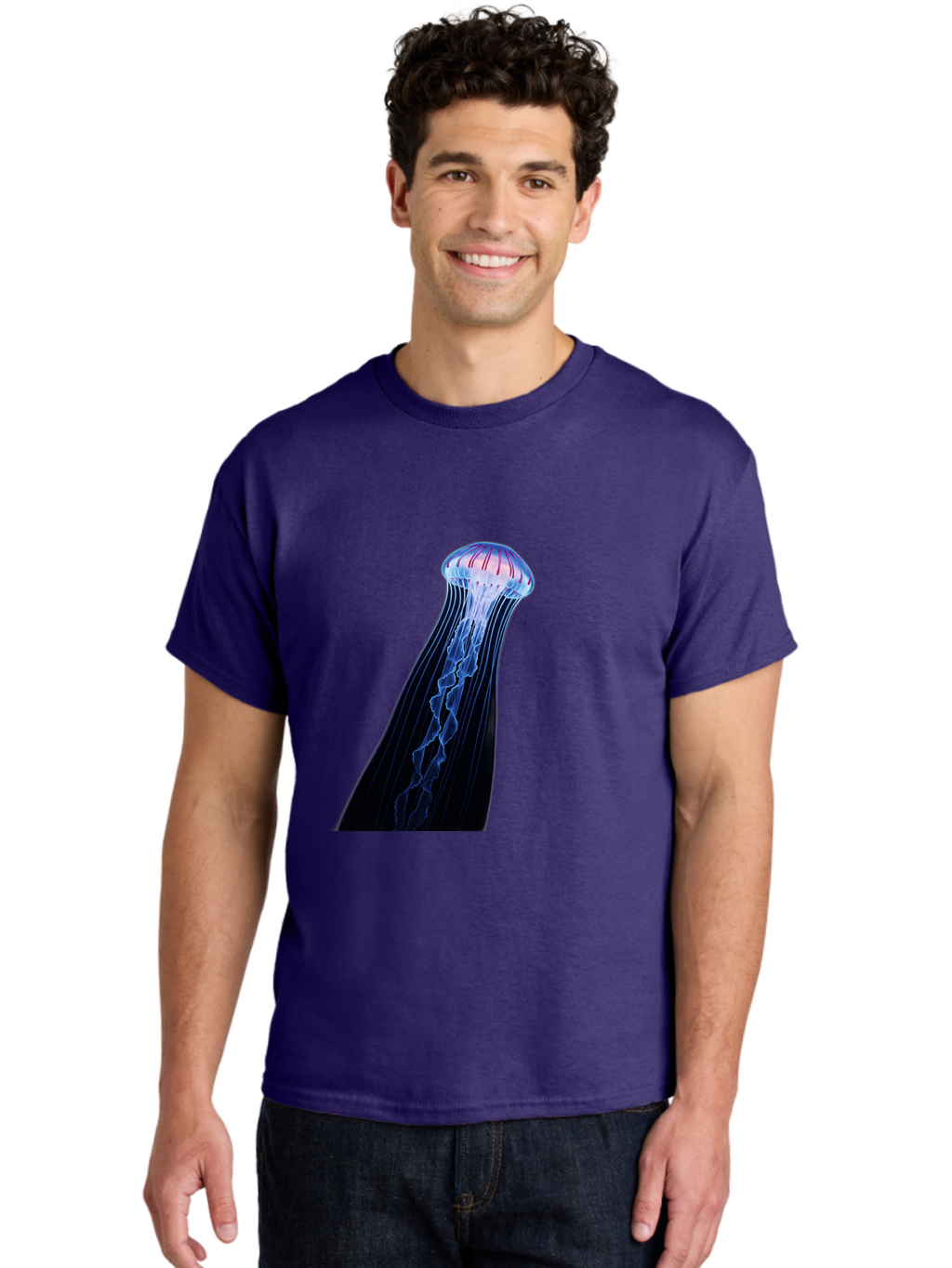 Portuguese-Man-O-War-1 Men'S Graphic Tee, 100% Cotton, Comfortable Casual Summer Wear, Machine Washable, Vintage Camera, Old Camera, Antique Camera, Black Camera, Classic Photography, Photography Equipment, Nostalgic Device, Film Camera, Baj704