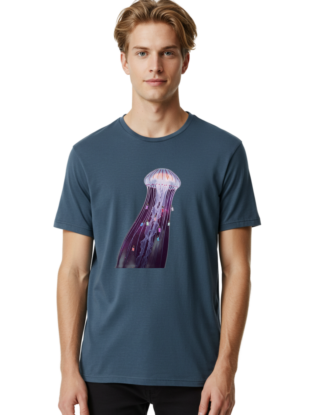 Portuguese-Man-Of-War Men'S Graphic Tee, 100% Cotton, Comfortable Casual Summer Wear, Machine Washable, Vintage Camera, Old Camera, Antique Camera, Black Camera, Classic Photography, Photography Equipment, Nostalgic Device, Film Camera, Baj706