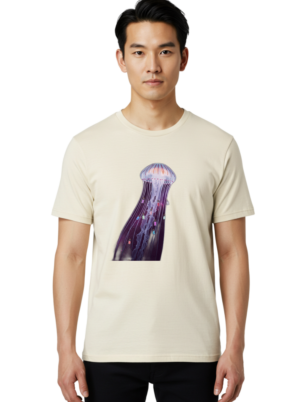 Portuguese-Man-Of-War Men'S Graphic Tee, 100% Cotton, Comfortable Casual Summer Wear, Machine Washable, Vintage Camera, Old Camera, Antique Camera, Black Camera, Classic Photography, Photography Equipment, Nostalgic Device, Film Camera, Baj706