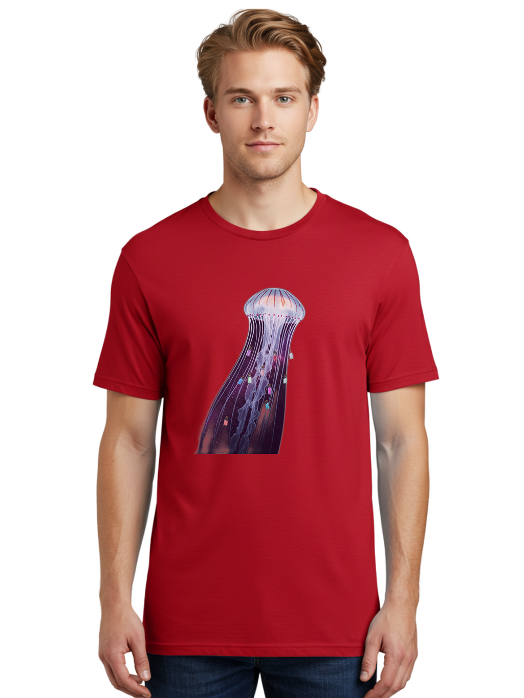Portuguese-Man-Of-War Men'S Graphic Tee, 100% Cotton, Comfortable Casual Summer Wear, Machine Washable, Vintage Camera, Old Camera, Antique Camera, Black Camera, Classic Photography, Photography Equipment, Nostalgic Device, Film Camera, Baj706