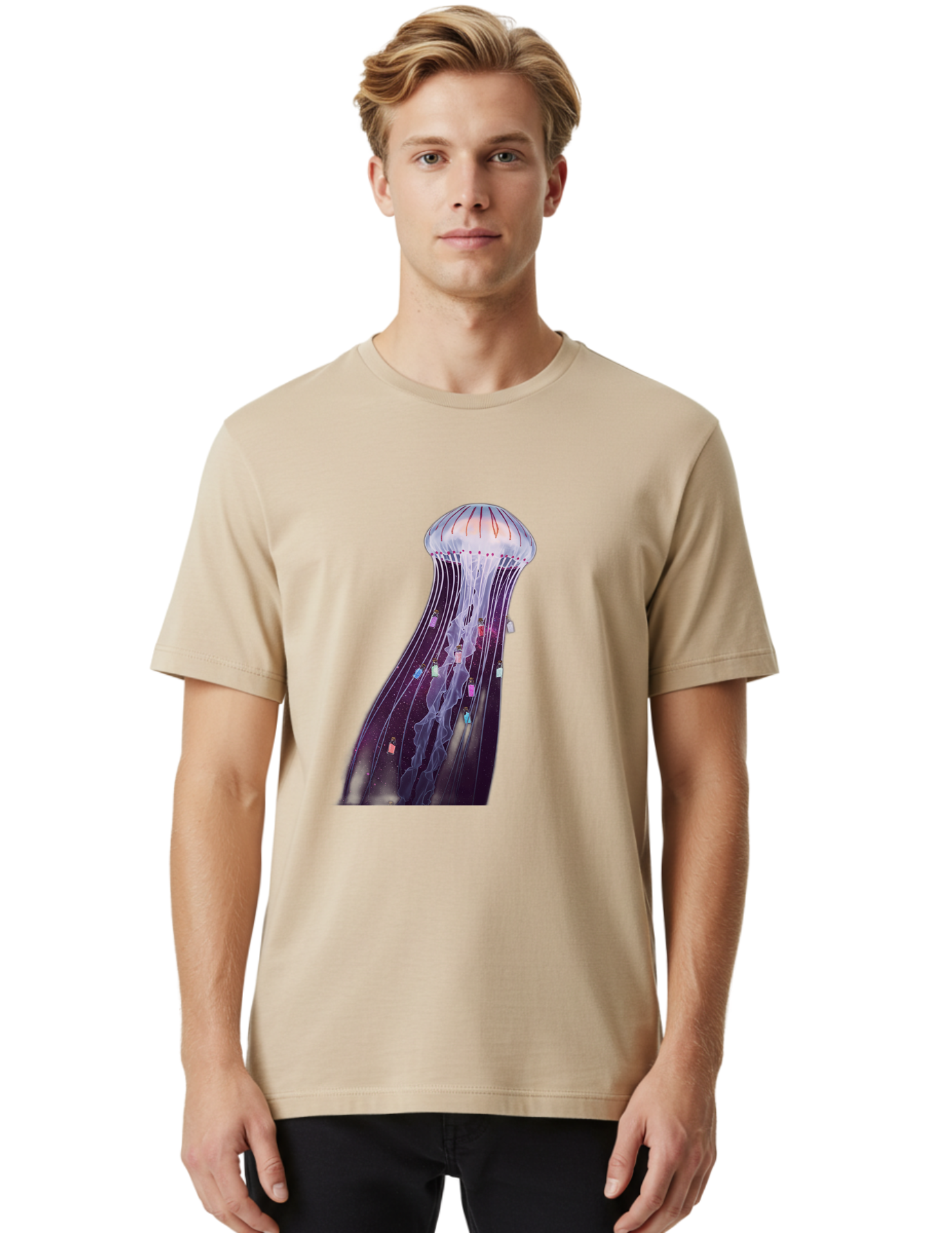 Portuguese-Man-Of-War Men'S Graphic Tee, 100% Cotton, Comfortable Casual Summer Wear, Machine Washable, Vintage Camera, Old Camera, Antique Camera, Black Camera, Classic Photography, Photography Equipment, Nostalgic Device, Film Camera, Baj706