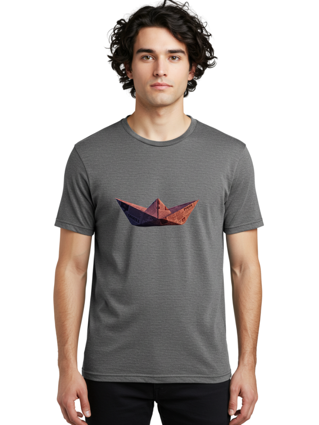 Press-Paper-Boat Men'S Graphic Tee, 100% Cotton, Comfortable Casual Summer Wear, Machine Washable, Vintage Camera, Old Camera, Antique Camera, Black Camera, Classic Photography, Photography Equipment, Nostalgic Device, Film Camera, Camera Art Baj707