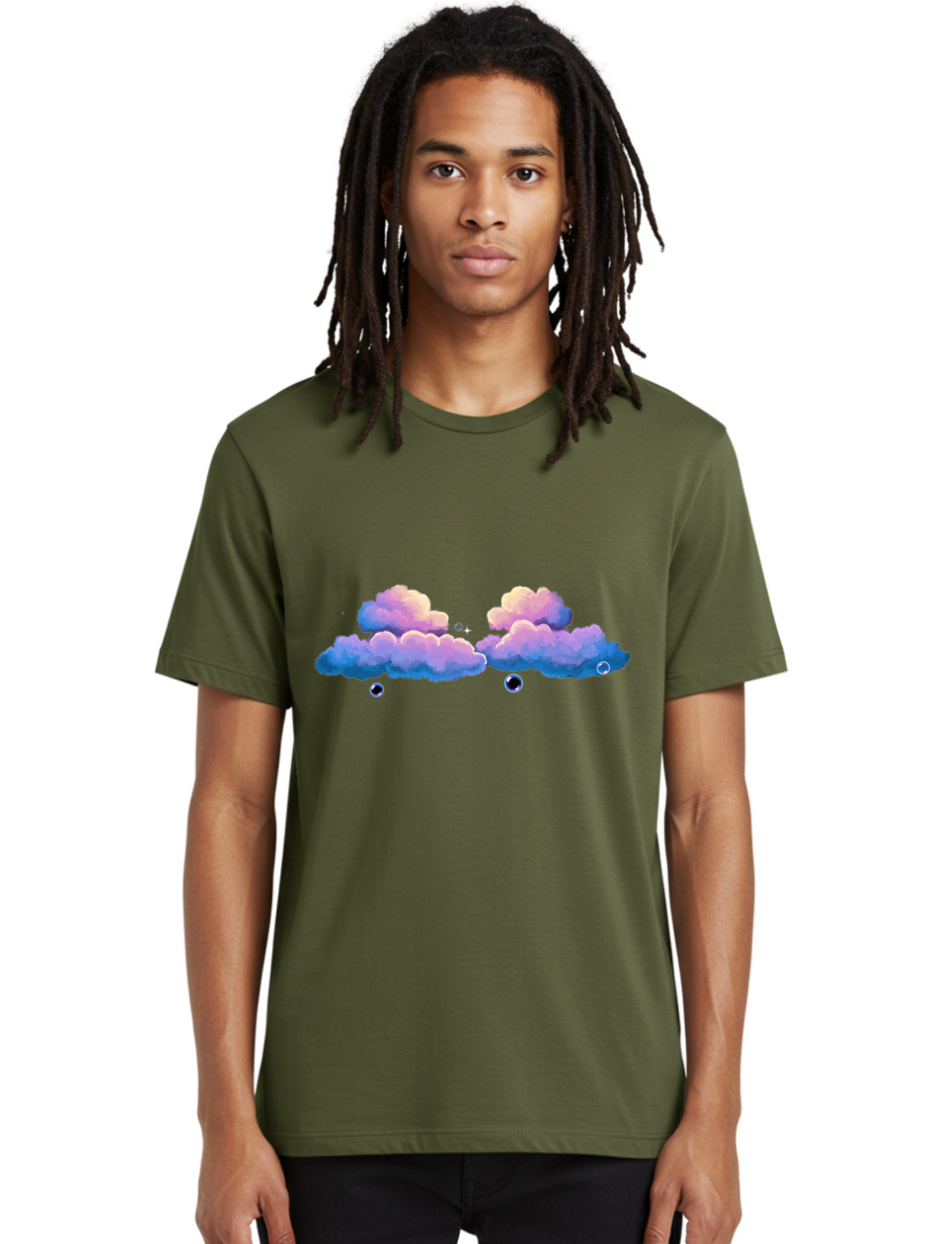 Purple-Clouds Men'S Graphic Tee, 100% Cotton, Comfortable Casual Summer Wear, Machine Washable, Vintage Camera, Old Camera, Antique Camera, Black Camera, Classic Photography, Photography Equipment, Nostalgic Device, Film Camera, Camera Art Baj708
