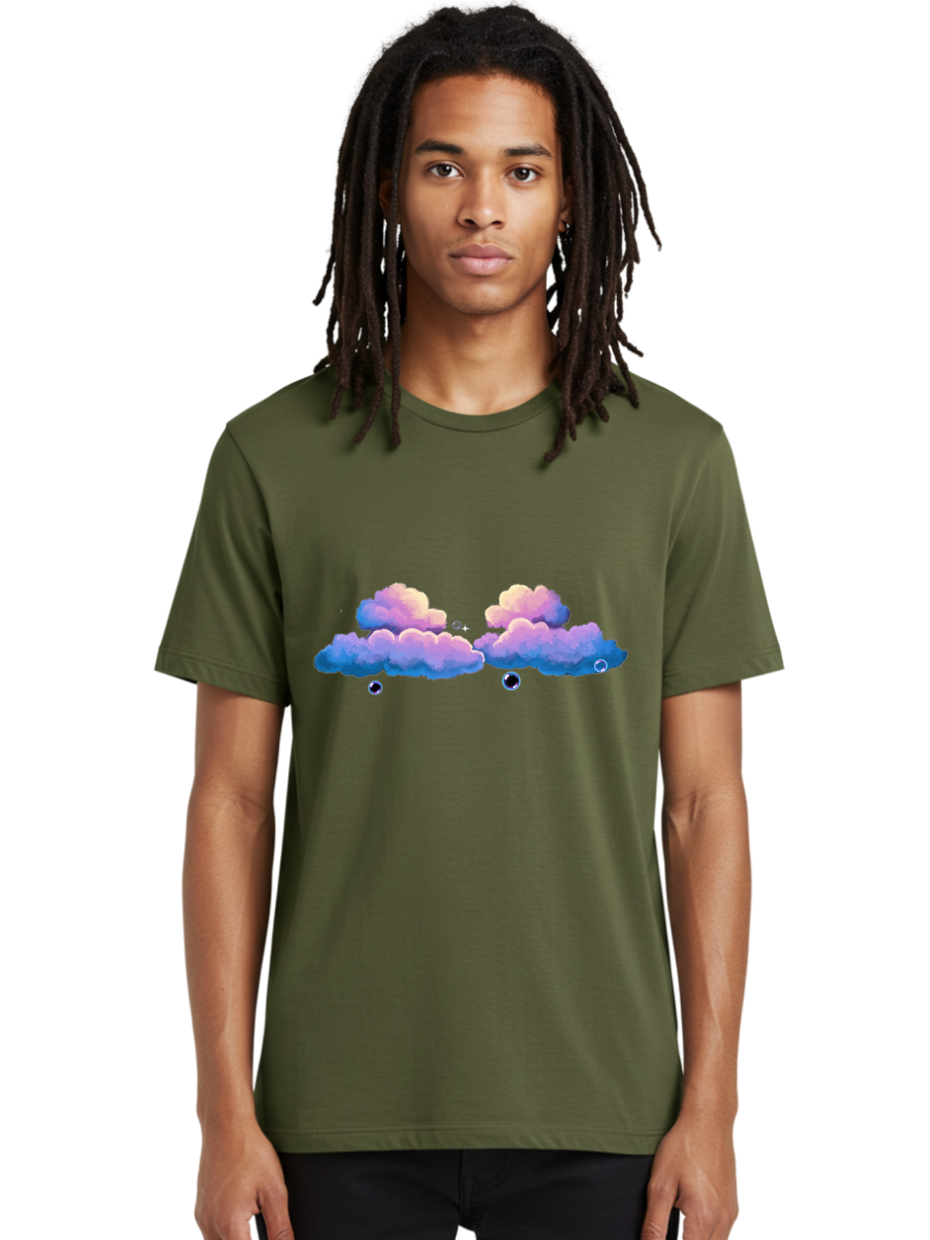 Purple-Clouds Men'S Graphic Tee, 100% Cotton, Comfortable Casual Summer Wear, Machine Washable, Vintage Camera, Old Camera, Antique Camera, Black Camera, Classic Photography, Photography Equipment, Nostalgic Device, Film Camera, Camera Art Baj708