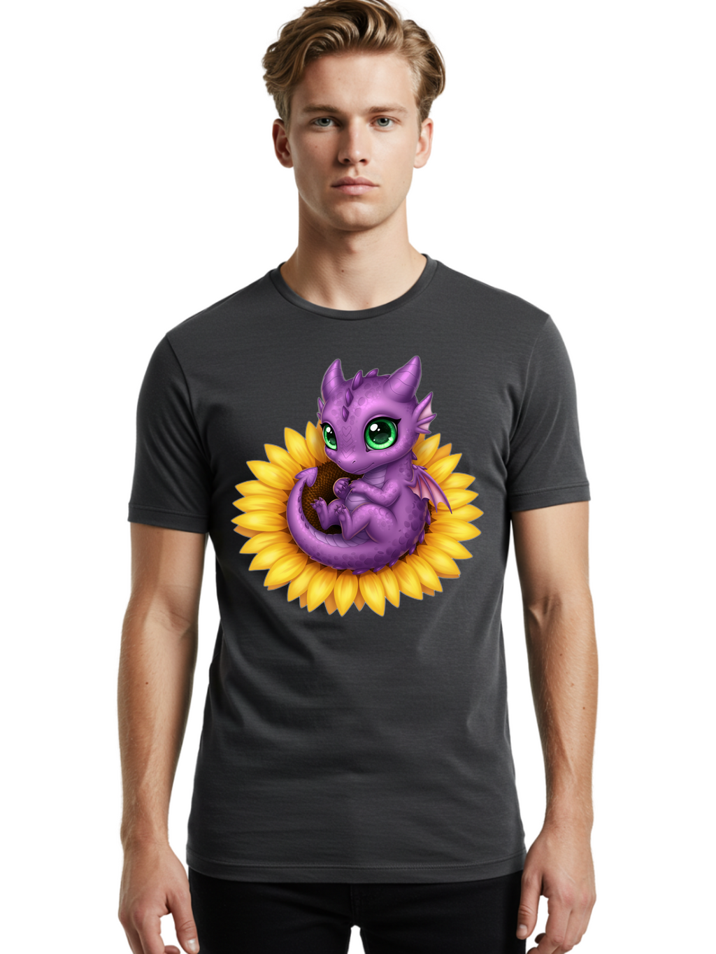 Purple-Dragon-2 Men'S Graphic Tee, 100% Cotton, Comfortable Casual Summer Wear, Machine Washable, Vintage Camera, Old Camera, Antique Camera, Black Camera, Classic Photography, Photography Equipment, Nostalgic Device, Film Camera, Camera Art Baj710