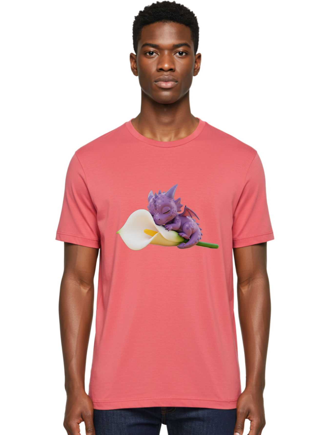 Purple-Dragon-Sleeping-On-Flower Men'S Graphic Tee, 100% Cotton, Comfortable Casual Summer Wear, Machine Washable, Vintage Camera, Old Camera, Antique Camera, Black Camera, Classic Photography, Photography Equipment, Nostalgic Device, Baj711