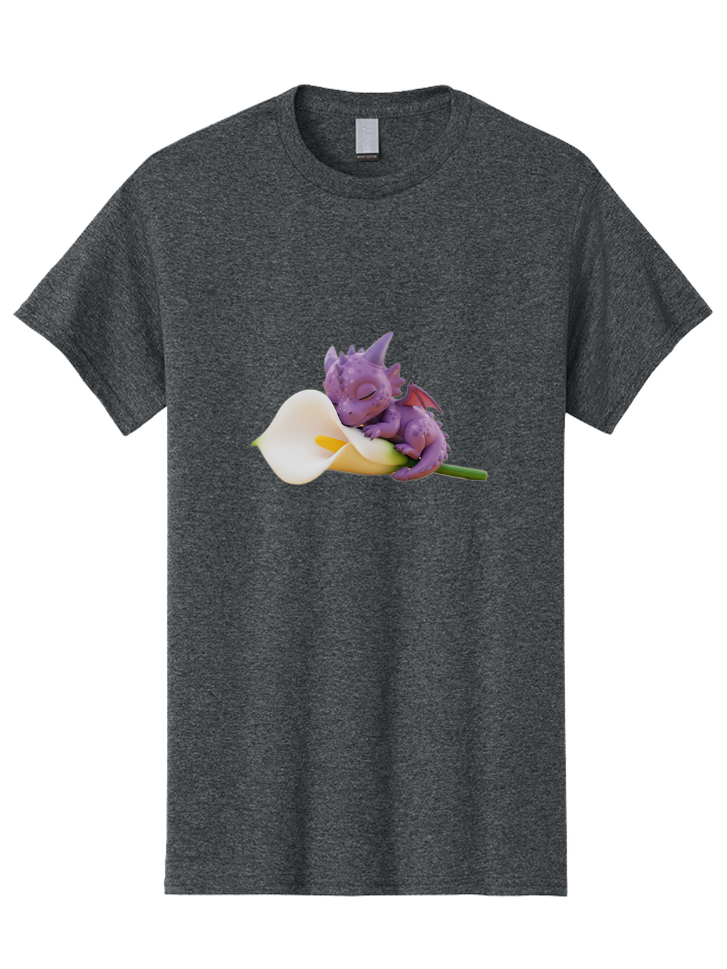 Purple-Dragon-Sleeping-On-Flower Men'S Graphic Tee, 100% Cotton, Comfortable Casual Summer Wear, Machine Washable, Vintage Camera, Old Camera, Antique Camera, Black Camera, Classic Photography, Photography Equipment, Nostalgic Device, Baj711
