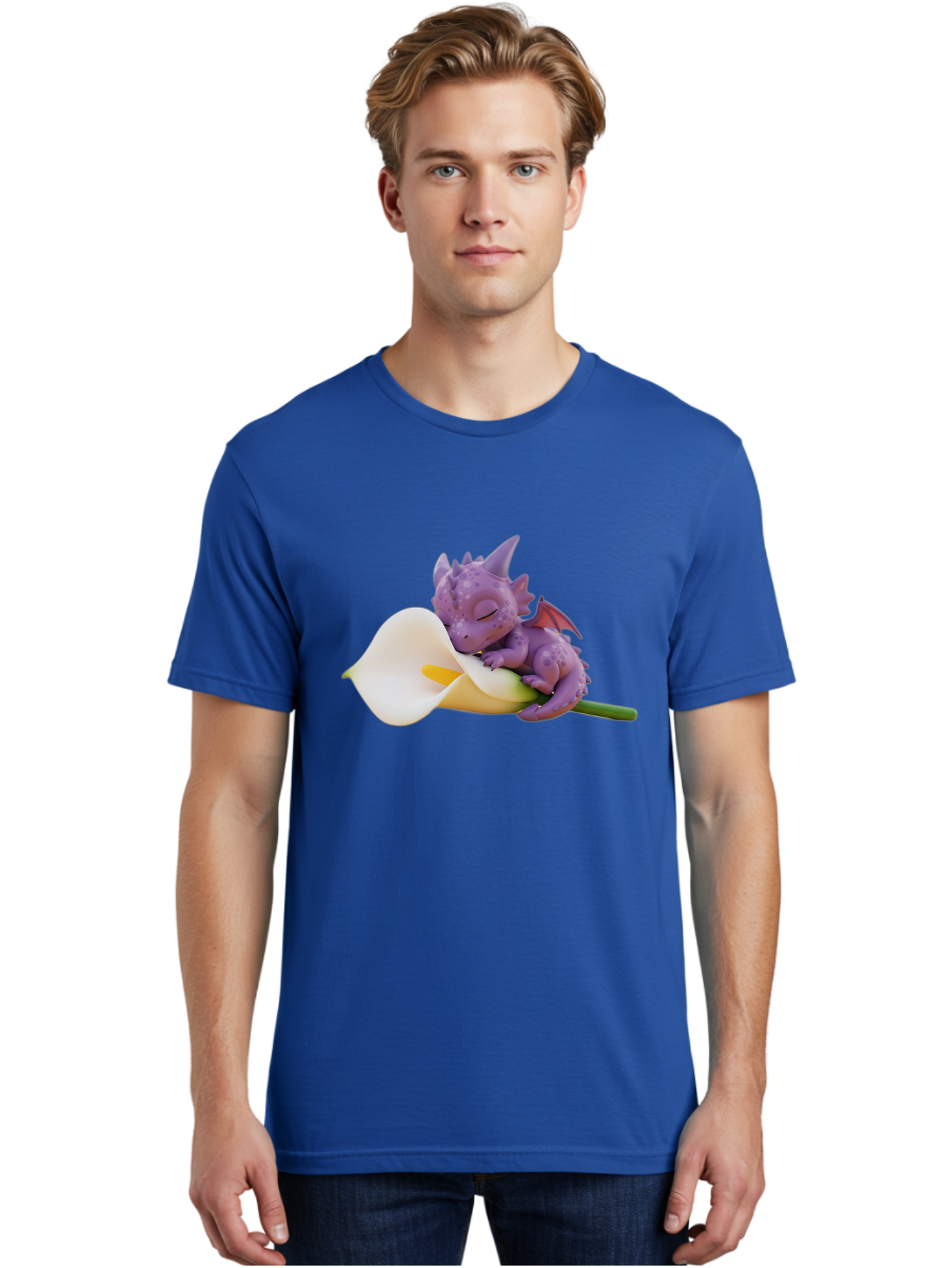 Purple-Dragon-Sleeping-On-Flower Men'S Graphic Tee, 100% Cotton, Comfortable Casual Summer Wear, Machine Washable, Vintage Camera, Old Camera, Antique Camera, Black Camera, Classic Photography, Photography Equipment, Nostalgic Device, Baj711