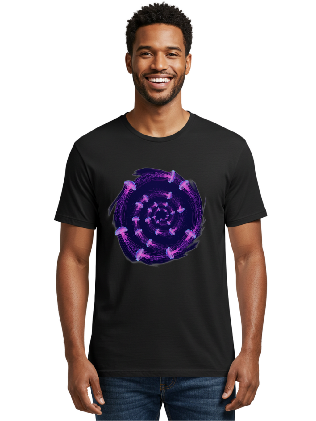 Purple-Mushrooms Men'S Graphic Tee, 100% Cotton, Comfortable Casual Summer Wear, Machine Washable, Vintage Camera, Old Camera, Antique Camera, Black Camera, Classic Photography, Photography Equipment, Nostalgic Device, Film Camera, Camera Art Baj715