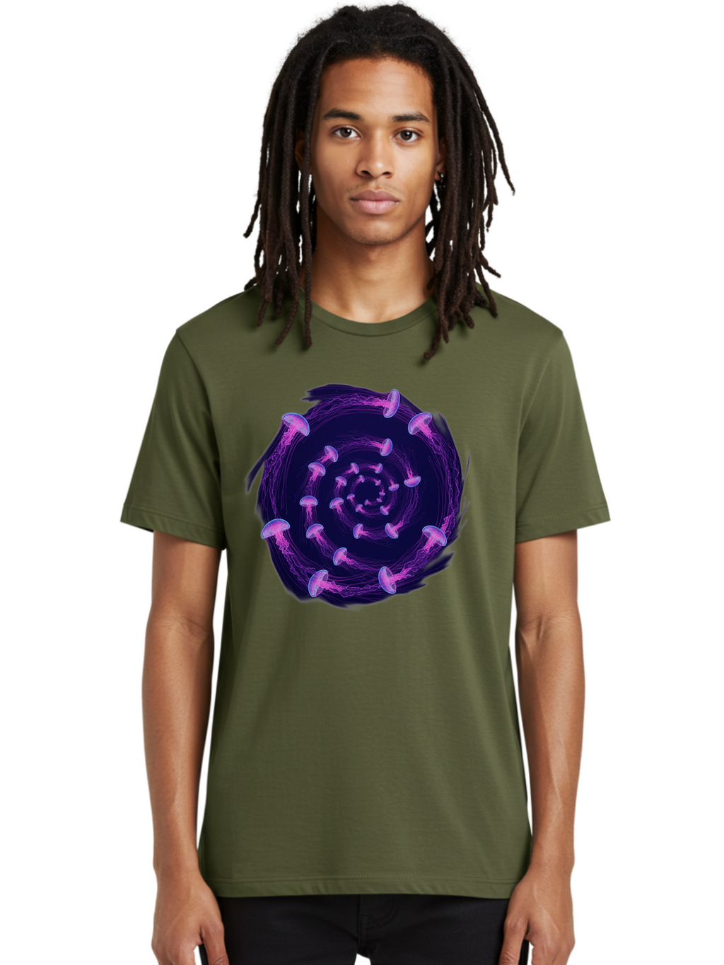 Purple-Mushrooms Men'S Graphic Tee, 100% Cotton, Comfortable Casual Summer Wear, Machine Washable, Vintage Camera, Old Camera, Antique Camera, Black Camera, Classic Photography, Photography Equipment, Nostalgic Device, Film Camera, Camera Art Baj715