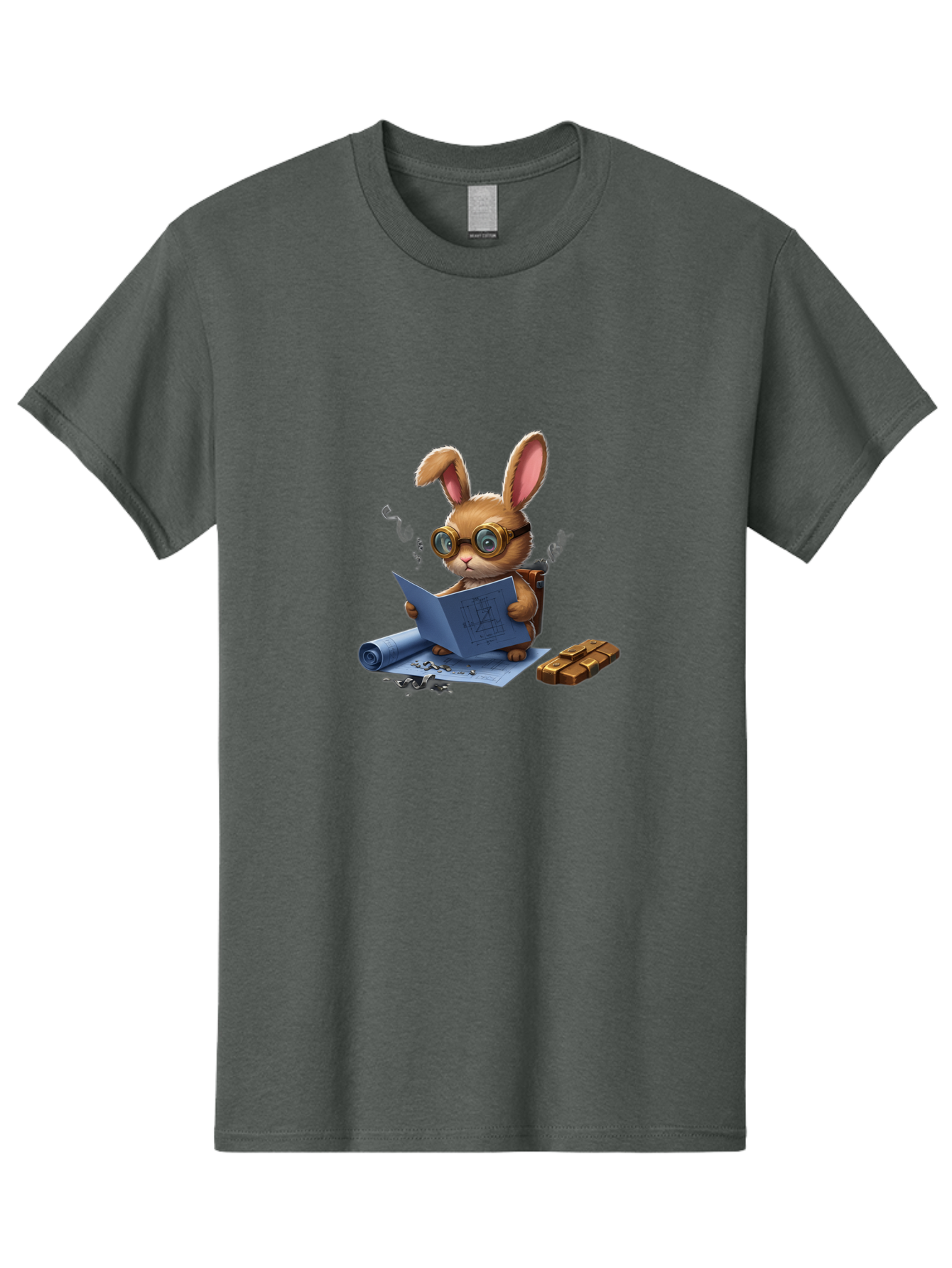 Rabbit-Explorer Men'S Graphic Tee, 100% Cotton, Comfortable Casual Summer Wear, Machine Washable, Vintage Camera, Old Camera, Antique Camera, Black Camera, Classic Photography, Photography Equipment, Nostalgic Device, Film Camera, Camera Art Baj719
