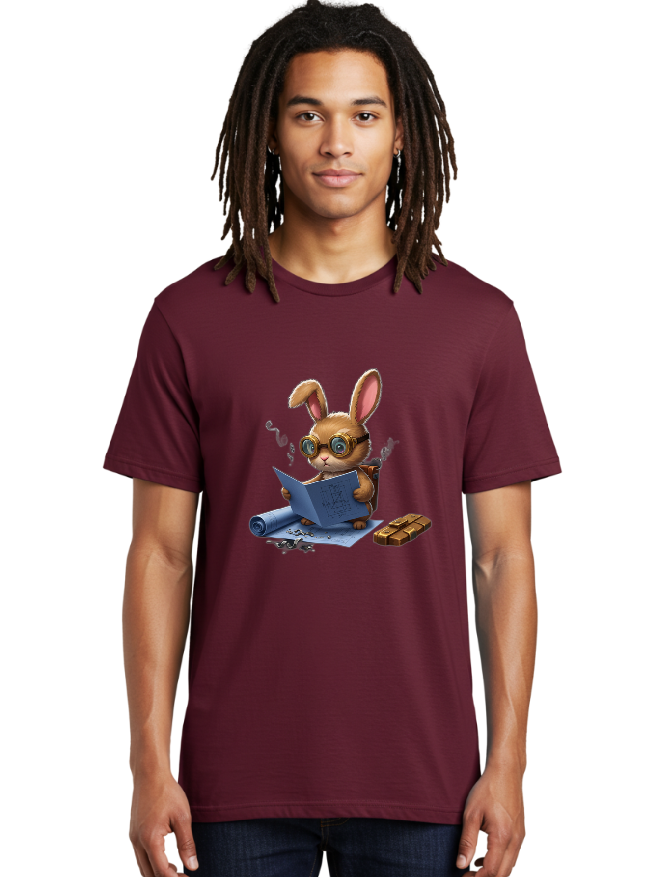 Rabbit-Explorer Men'S Graphic Tee, 100% Cotton, Comfortable Casual Summer Wear, Machine Washable, Vintage Camera, Old Camera, Antique Camera, Black Camera, Classic Photography, Photography Equipment, Nostalgic Device, Film Camera, Camera Art Baj719