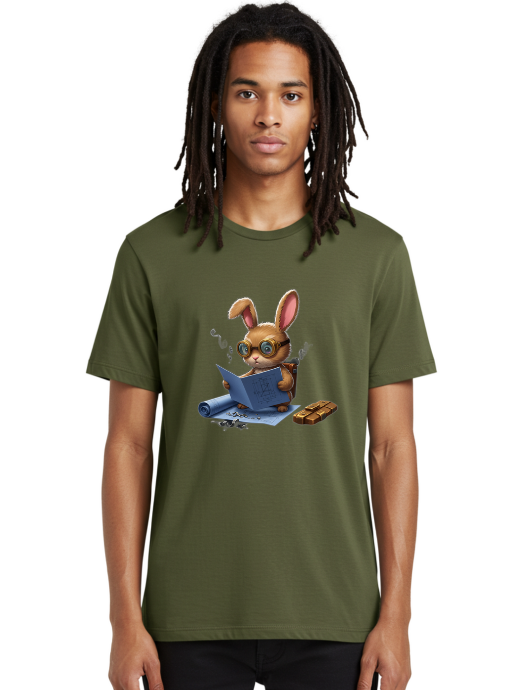 Rabbit-Explorer Men'S Graphic Tee, 100% Cotton, Comfortable Casual Summer Wear, Machine Washable, Vintage Camera, Old Camera, Antique Camera, Black Camera, Classic Photography, Photography Equipment, Nostalgic Device, Film Camera, Camera Art Baj719
