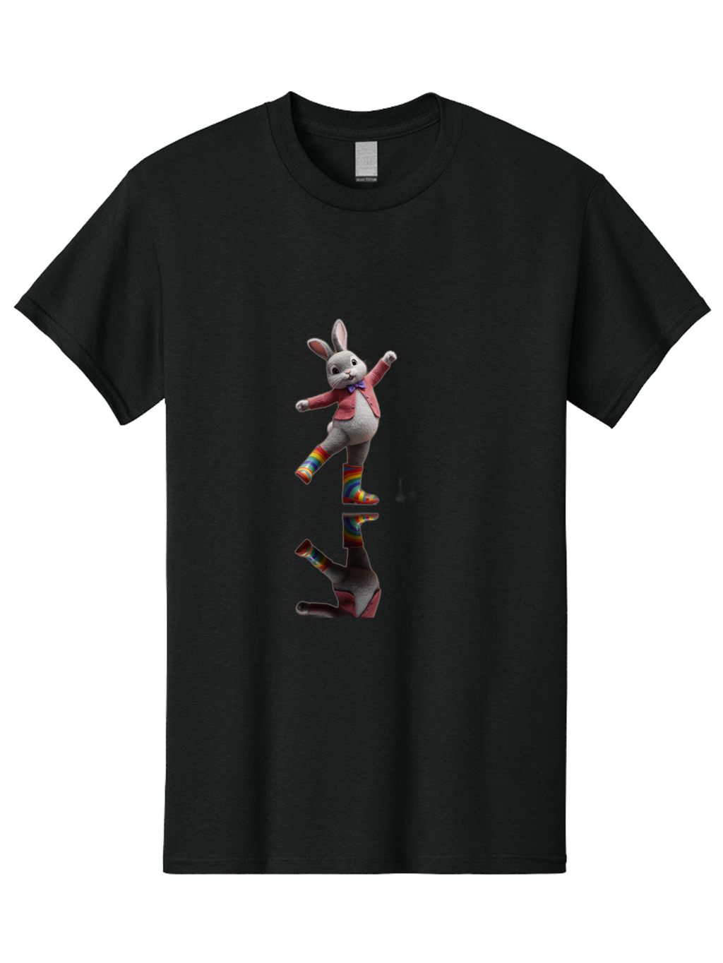 Rabbit Men'S Graphic Tee, 100% Cotton, Comfortable Casual Summer Wear, Machine Washable, Vintage Camera, Old Camera, Antique Camera, Black Camera, Classic Photography, Photography Equipment, Nostalgic Device, Film Camera, Camera Art Baj726