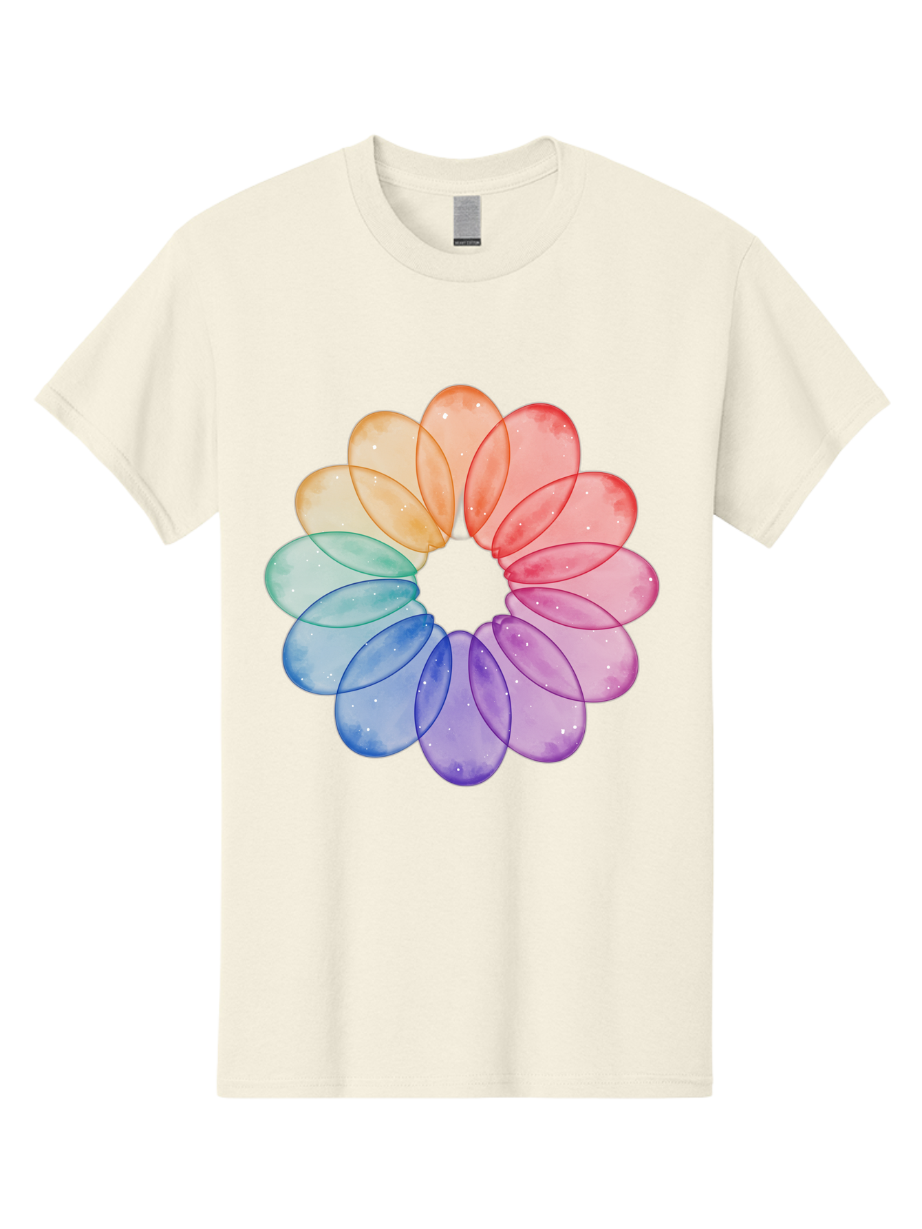 Rainbow-Flower-Petals Men'S Graphic Tee, 100% Cotton, Comfortable Casual Summer Wear, Machine Washable, Vintage Camera, Old Camera, Antique Camera, Black Camera, Classic Photography, Photography Equipment, Nostalgic Device, Film Camera, Baj728