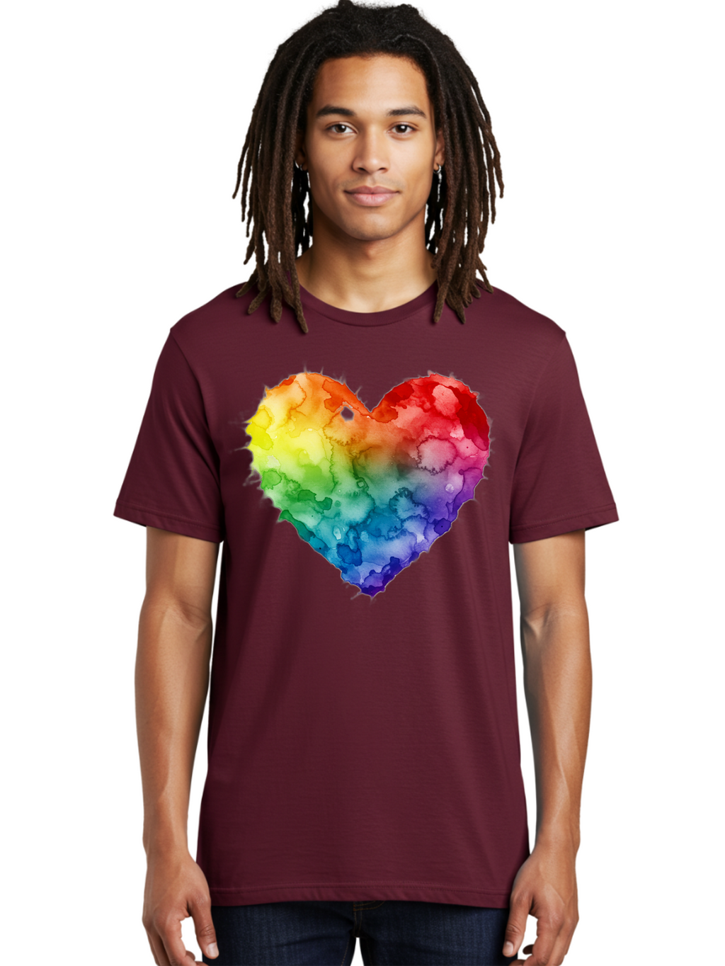 Rainbow-Heart-10 Men'S Graphic Tee, 100% Cotton, Comfortable Casual Summer Wear, Machine Washable, Vintage Camera, Old Camera, Antique Camera, Black Camera, Classic Photography, Photography Equipment, Nostalgic Device, Film Camera, Camera Art Baj730