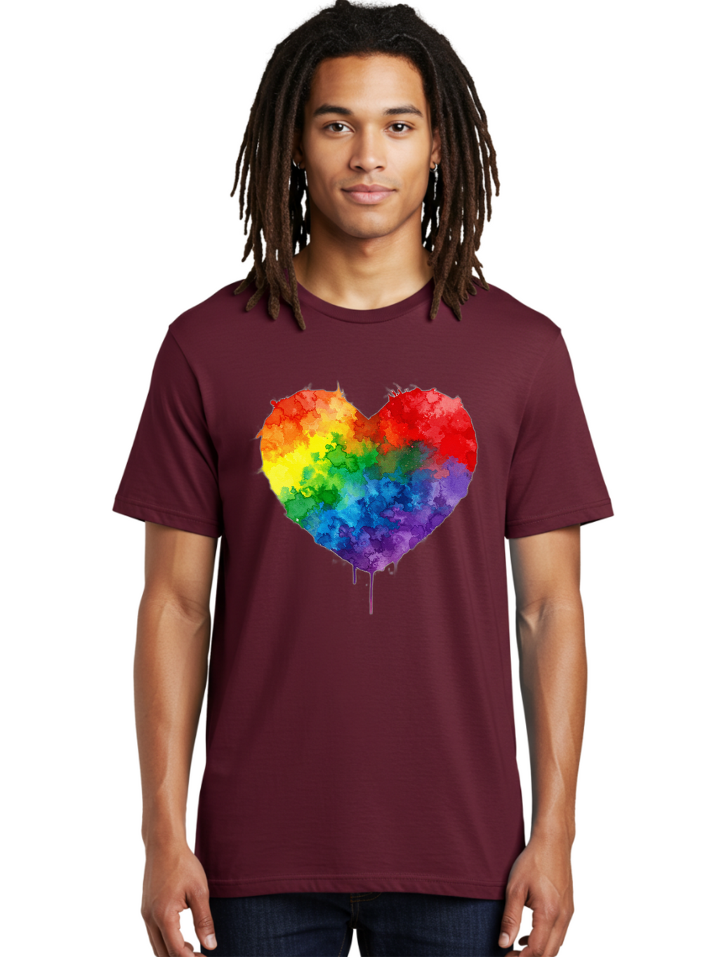 Rainbow-Heart-4 Men'S Graphic Tee, 100% Cotton, Comfortable Casual Summer Wear, Machine Washable, Vintage Camera, Old Camera, Antique Camera, Black Camera, Classic Photography, Photography Equipment, Nostalgic Device, Film Camera, Camera Art Baj734