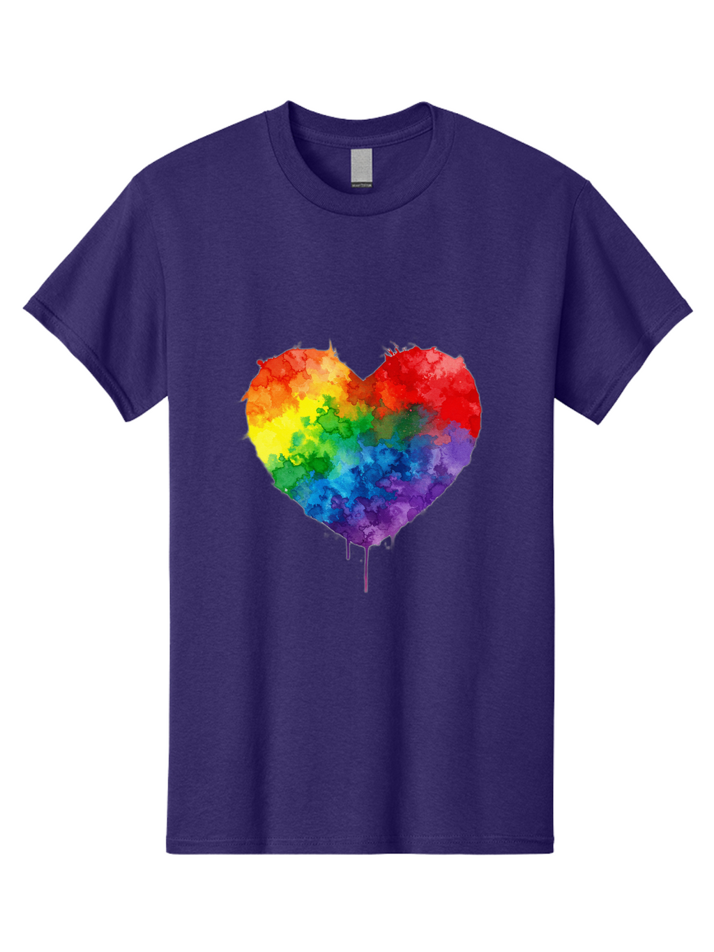 Rainbow-Heart-4 Men'S Graphic Tee, 100% Cotton, Comfortable Casual Summer Wear, Machine Washable, Vintage Camera, Old Camera, Antique Camera, Black Camera, Classic Photography, Photography Equipment, Nostalgic Device, Film Camera, Camera Art Baj734
