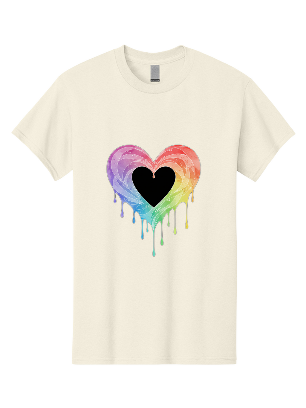 Rainbow-Heart-6 Men'S Graphic Tee, 100% Cotton, Comfortable Casual Summer Wear, Machine Washable, Vintage Camera, Old Camera, Antique Camera, Black Camera, Classic Photography, Photography Equipment, Nostalgic Device, Film Camera, Camera Art Baj736