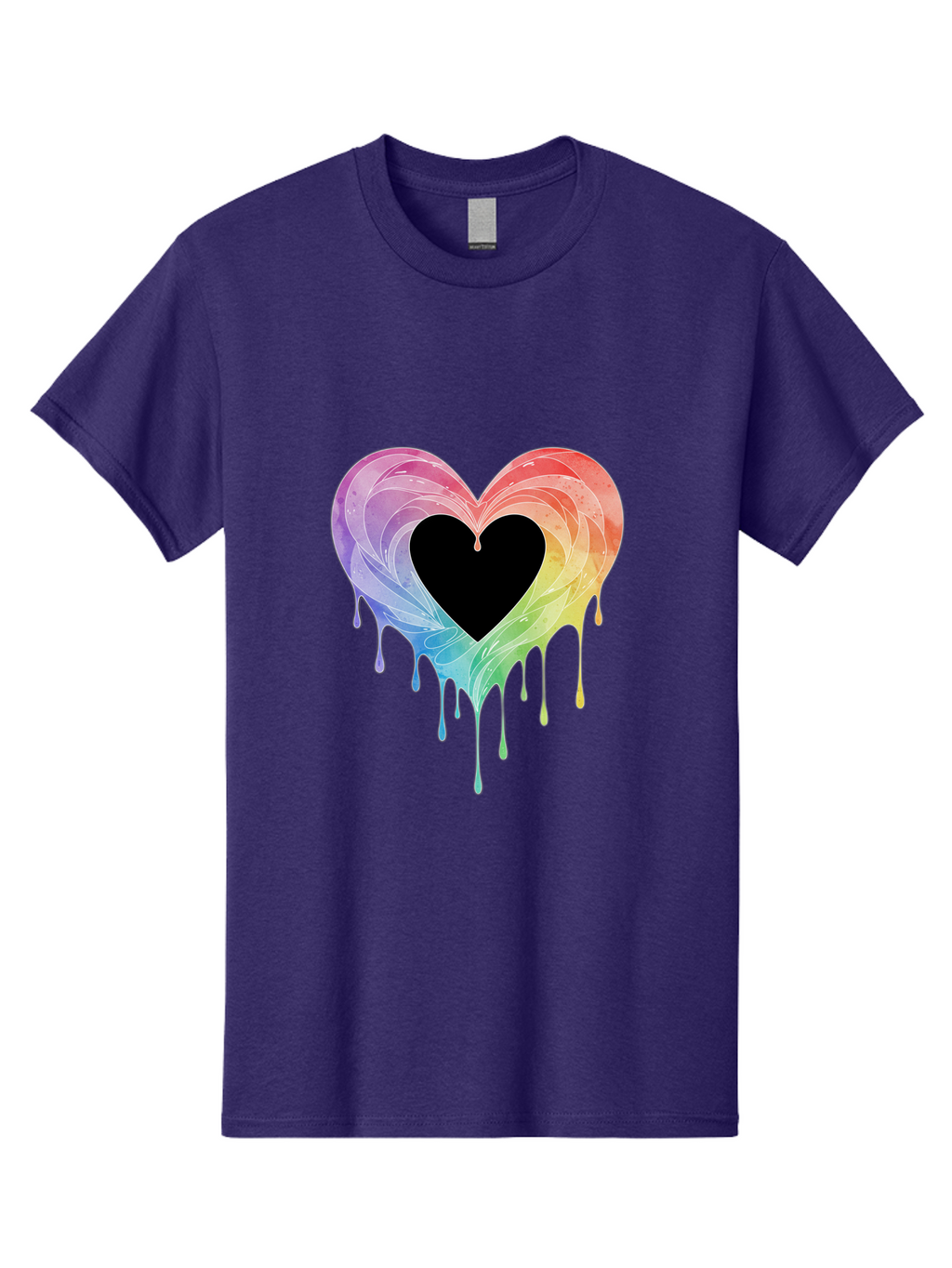 Rainbow-Heart-6 Men'S Graphic Tee, 100% Cotton, Comfortable Casual Summer Wear, Machine Washable, Vintage Camera, Old Camera, Antique Camera, Black Camera, Classic Photography, Photography Equipment, Nostalgic Device, Film Camera, Camera Art Baj736