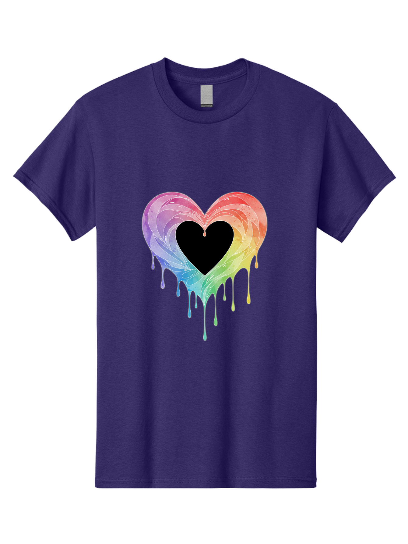 Rainbow-Heart-6 Men'S Graphic Tee, 100% Cotton, Comfortable Casual Summer Wear, Machine Washable, Vintage Camera, Old Camera, Antique Camera, Black Camera, Classic Photography, Photography Equipment, Nostalgic Device, Film Camera, Camera Art Baj736