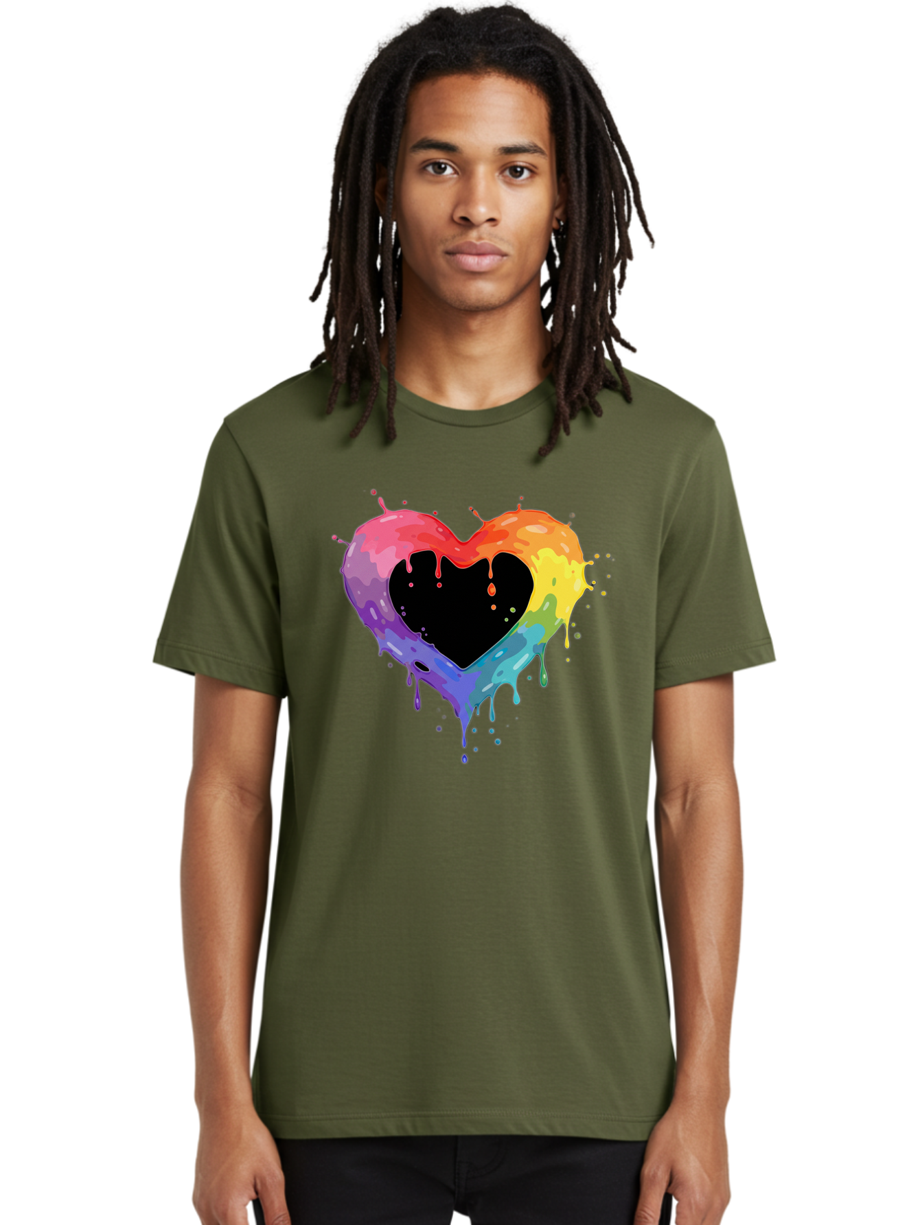 Rainbow-Heart-9 Men'S Graphic Tee, 100% Cotton, Comfortable Casual Summer Wear, Machine Washable, Vintage Camera, Old Camera, Antique Camera, Black Camera, Classic Photography, Photography Equipment, Nostalgic Device, Film Camera, Camera Art Baj739