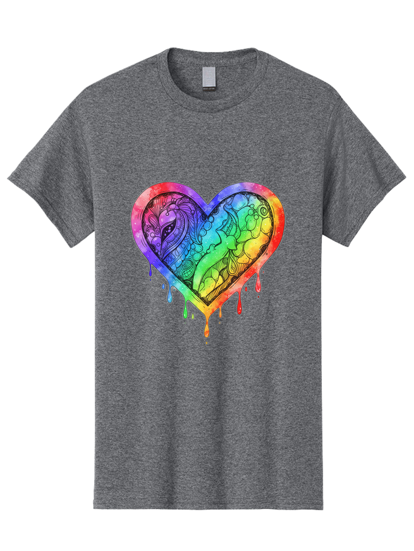 Rainbow-Heart-Koi Men'S Graphic Tee, 100% Cotton, Comfortable Casual Summer Wear, Machine Washable, Vintage Camera, Old Camera, Antique Camera, Black Camera, Classic Photography, Photography Equipment, Nostalgic Device, Film Camera, Camera Art Baj740